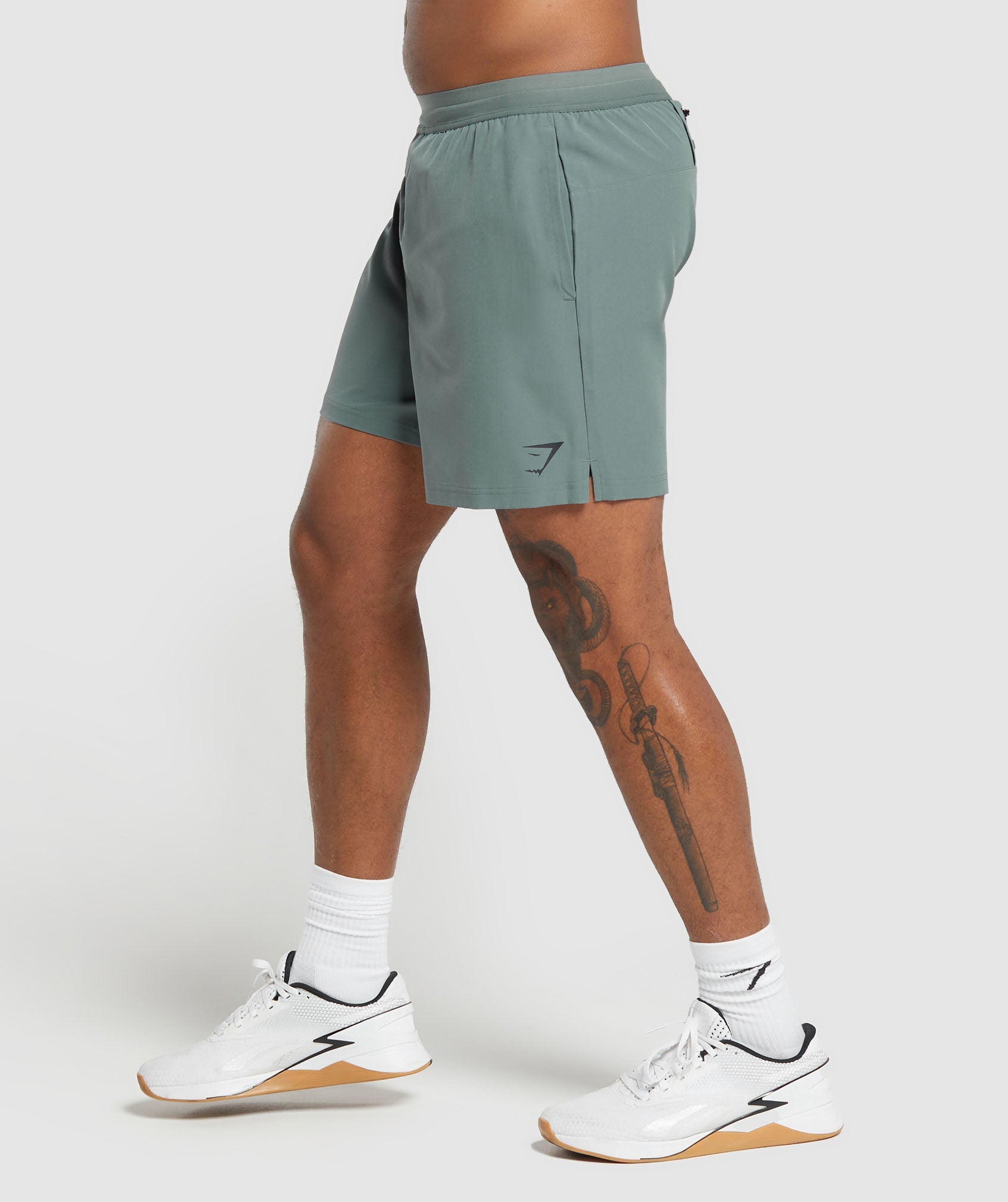 Land to Water 6" Shorts in Cargo Teal - view 3
