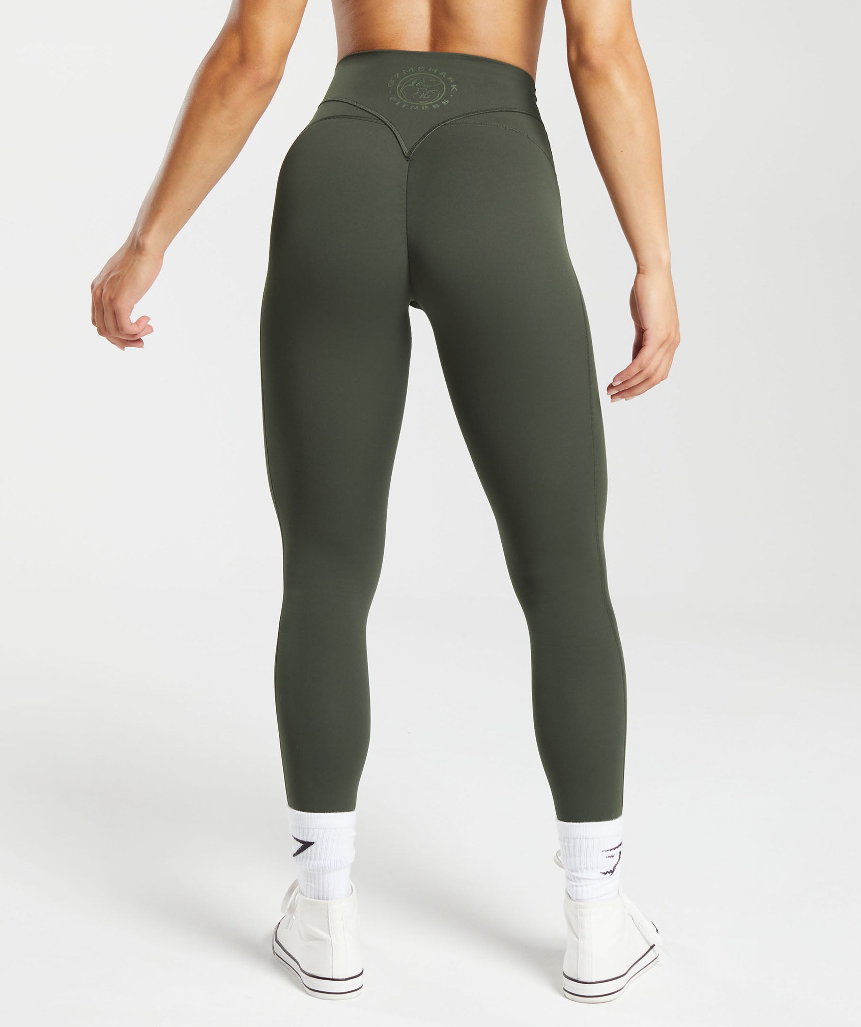 Gymshark Legacy Regular Leggings - Deep Olive Green