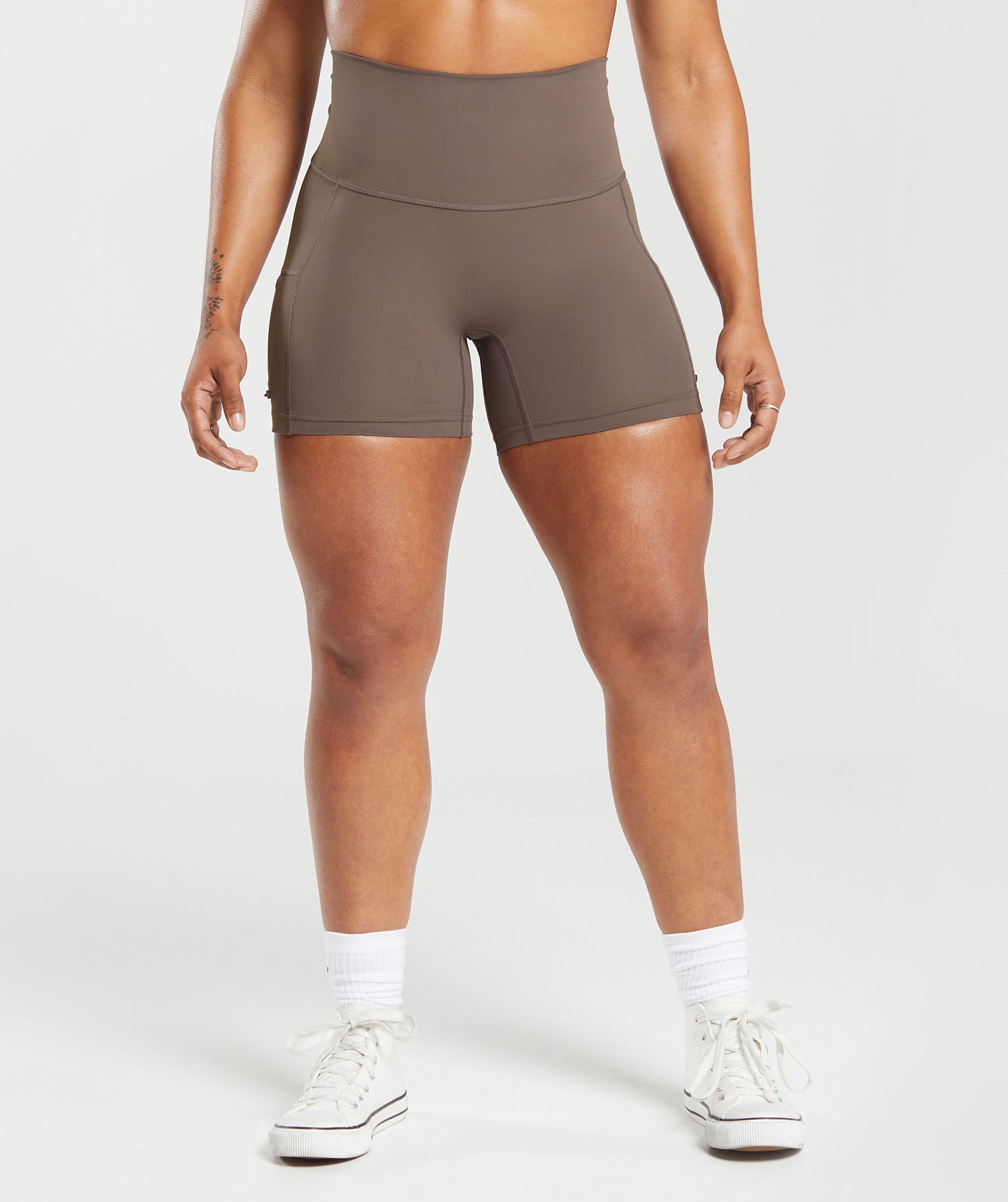 Legacy Tight Shorts in Walnut Mauve - view 1