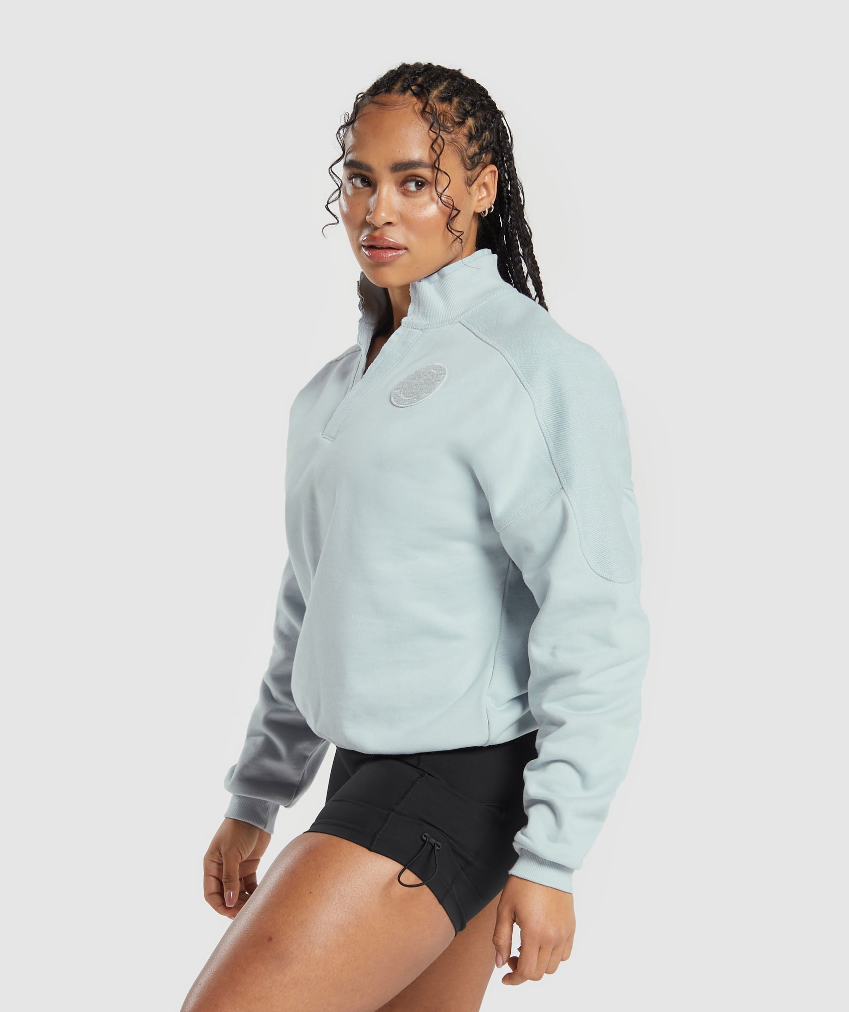 Legacy Oversized Sweatshirt in Fresh Blue - view 3