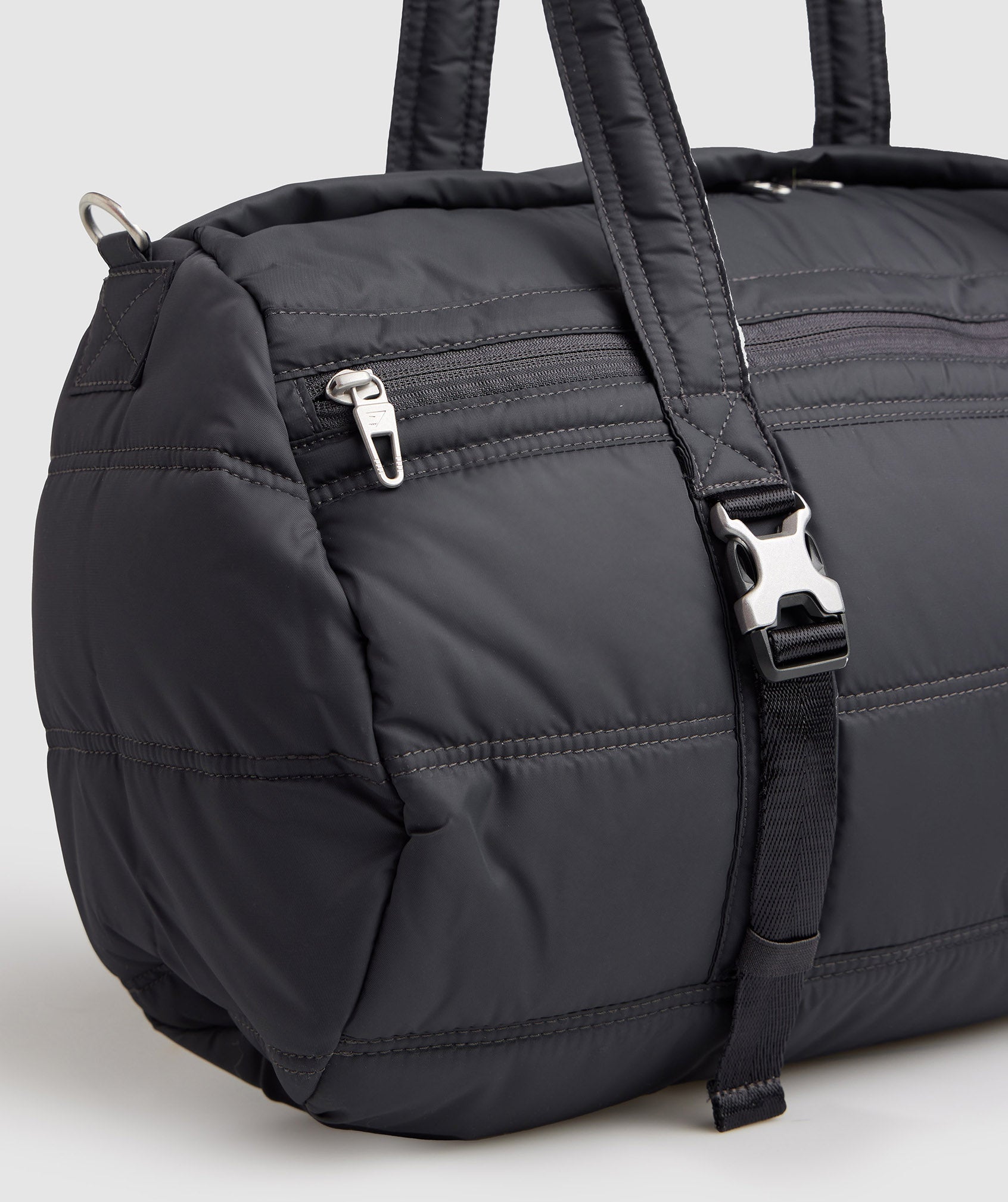 Premium Lifestyle Barrel Bag in Onyx Grey - view 2