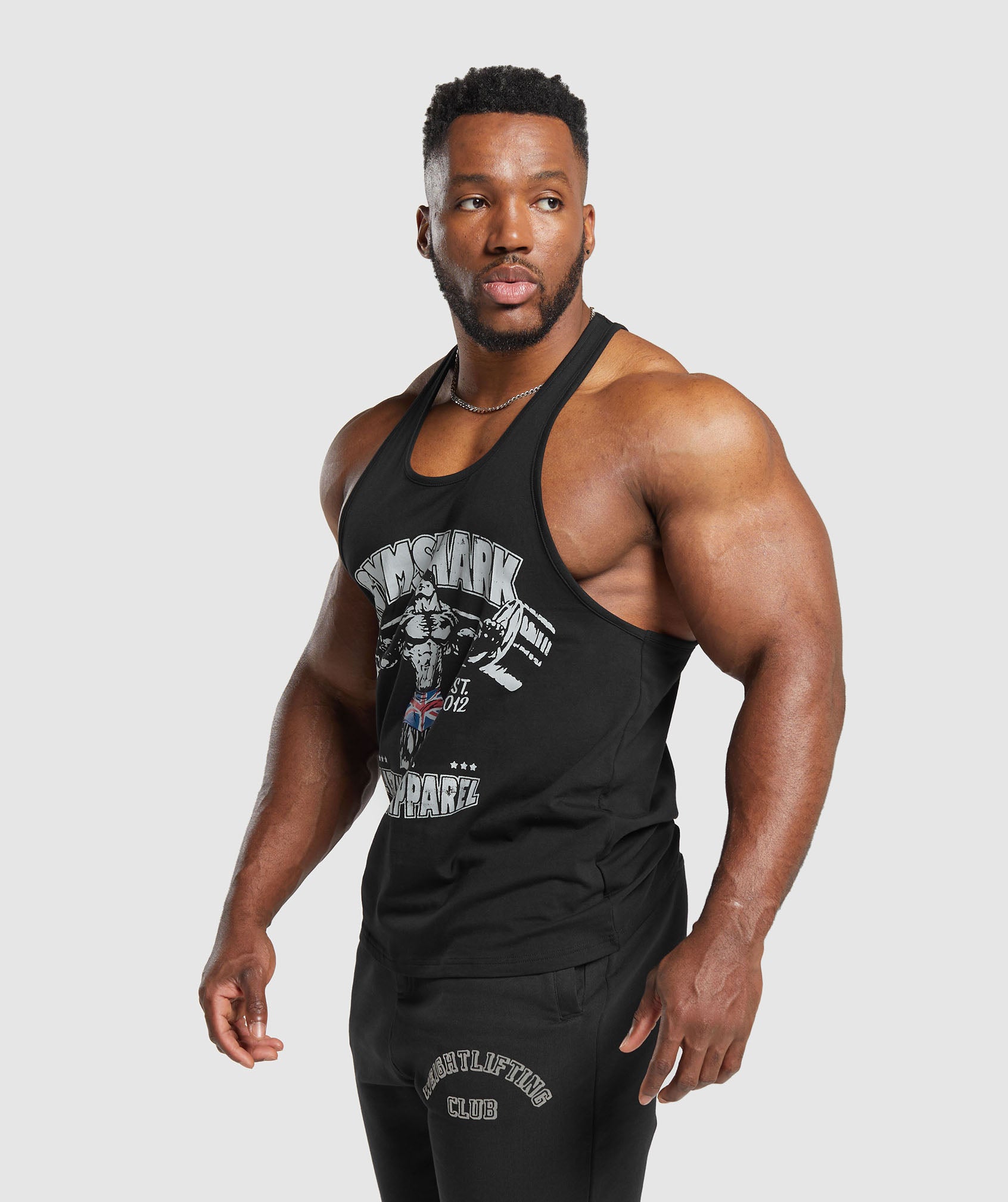 Lifting Apparel Stringer in Black - view 3