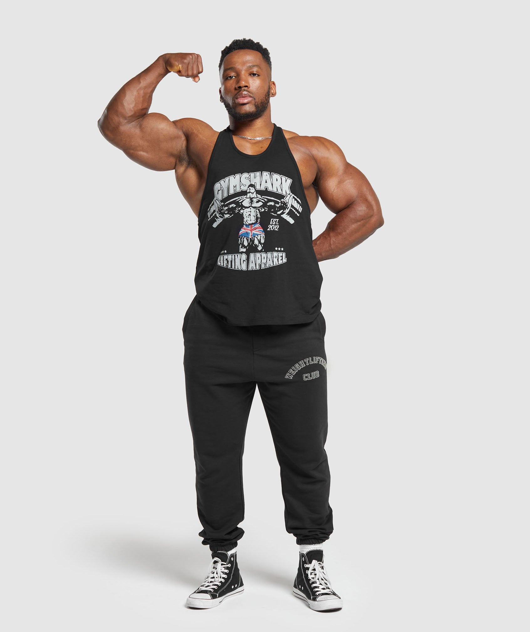 Lifting Apparel Stringer in Black - view 4