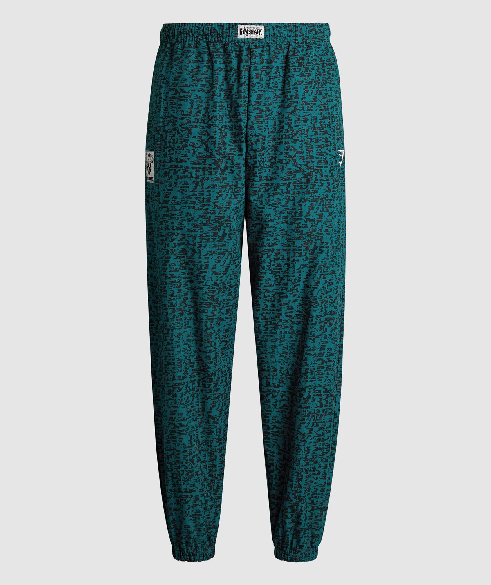 Printed Pumper Pants in Ocean Teal - view 9