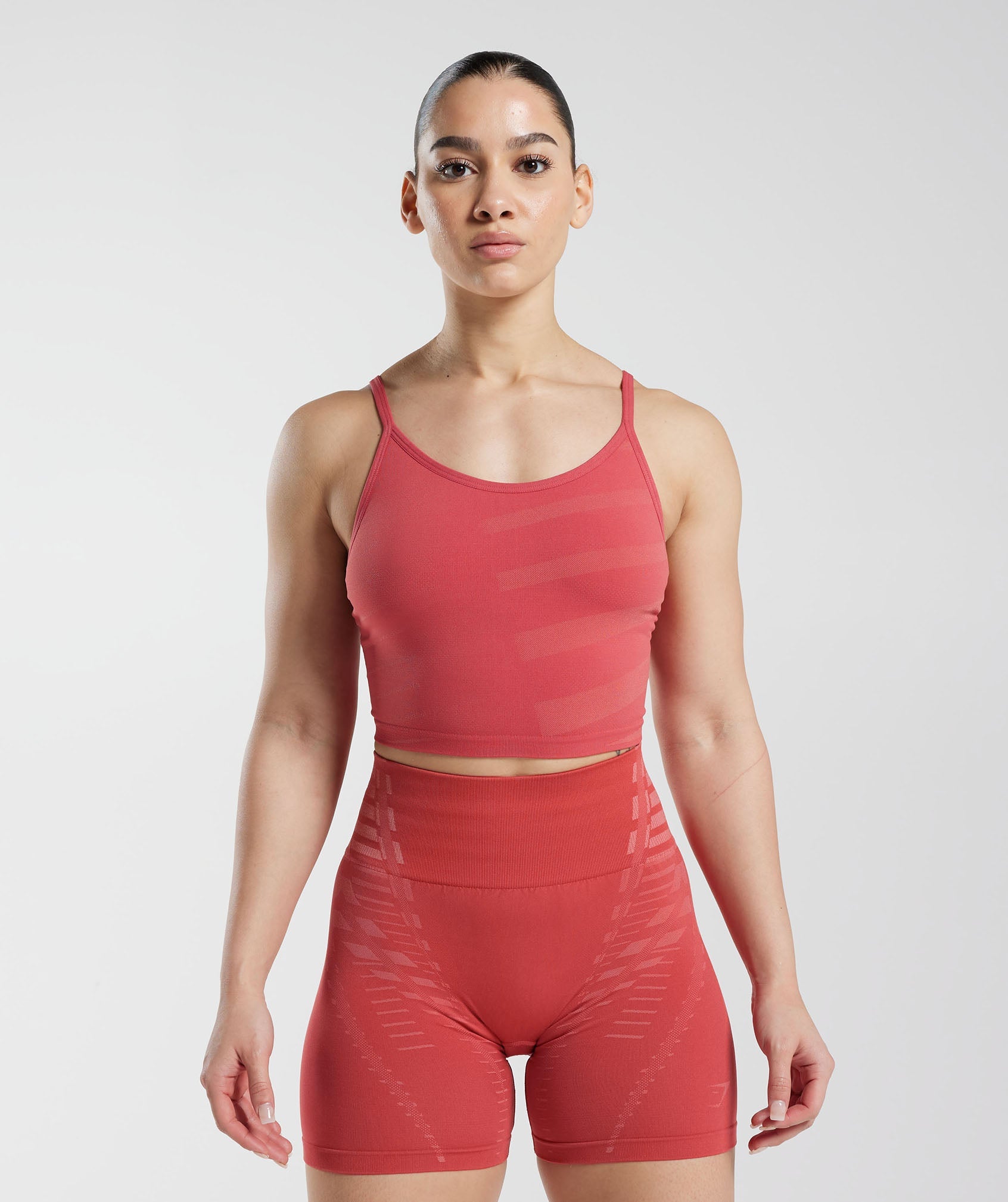Apex Limit Cami Tank in Light Sundried Red/Terracotta Pink - view 1