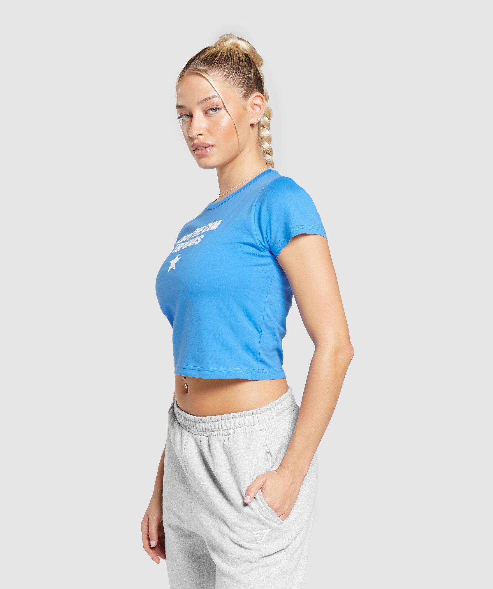 Love the Gym Baby T-Shirt in Lats Blue - view 3