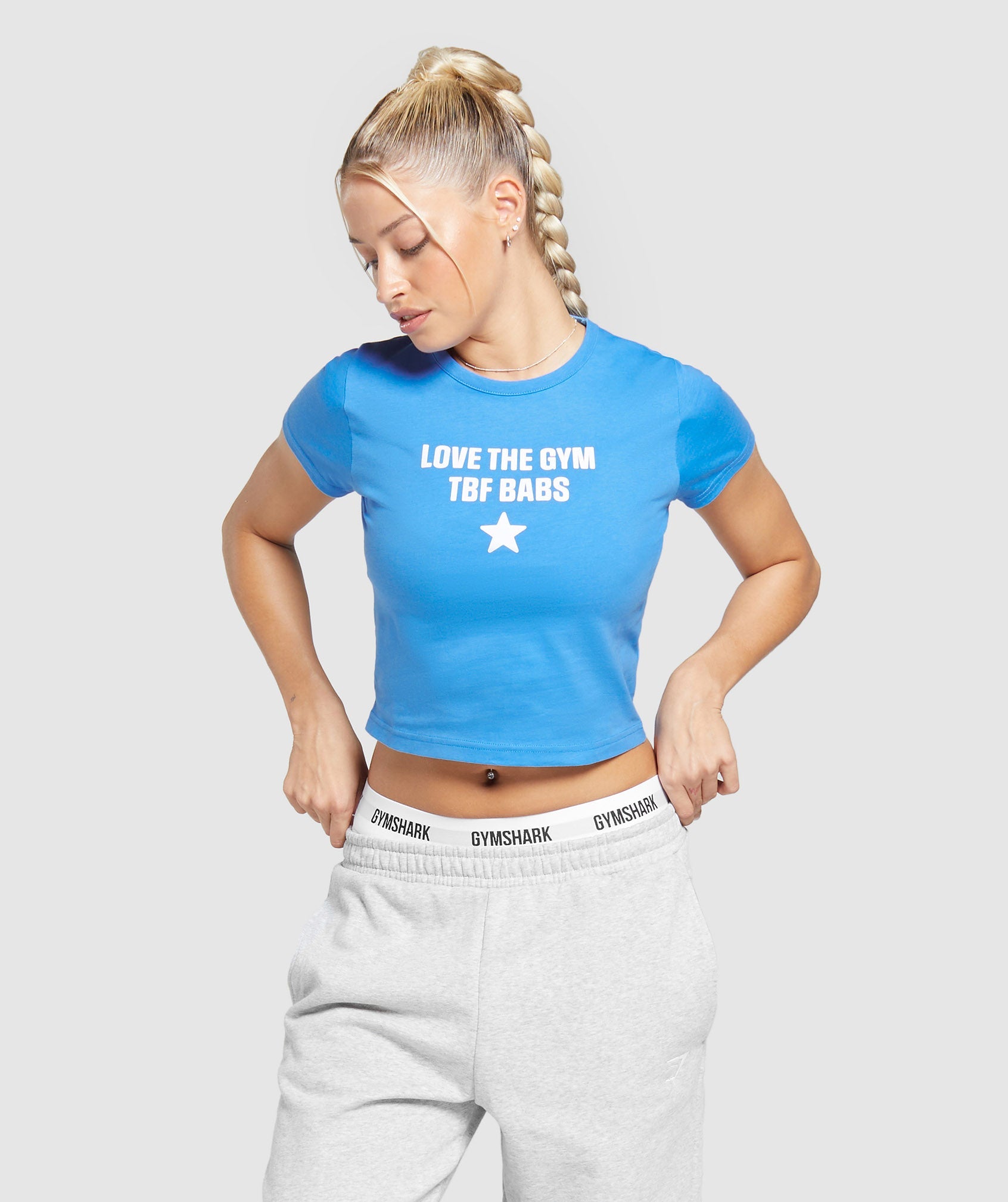 Love the Gym Baby T-Shirt in Lats Blue - view 6