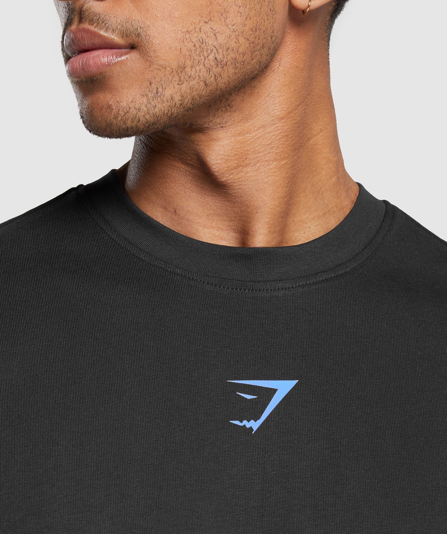 Miami Graphic T-Shirt in Black/Lats Blue - view 5