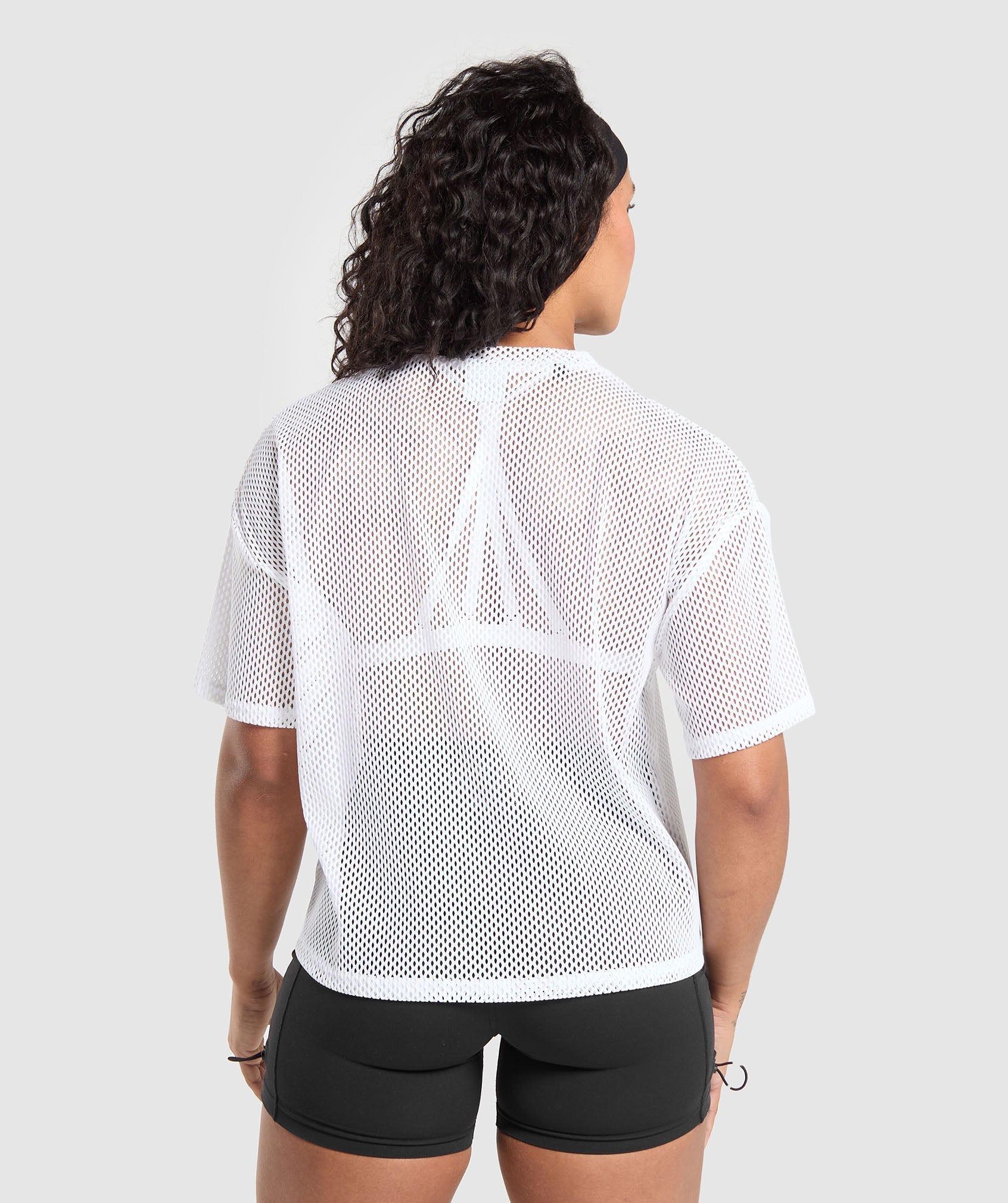 Mesh Top in White - view 5