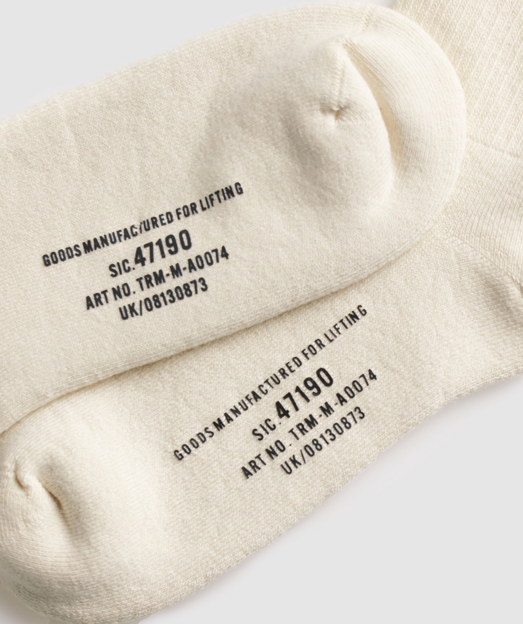 Tactical Crew Socks in Ecru White - view 3