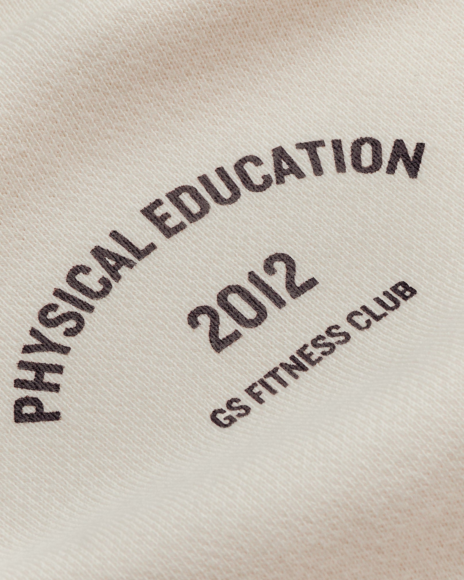 Phys Ed Graphic Hoodie in Ecru White - view 5