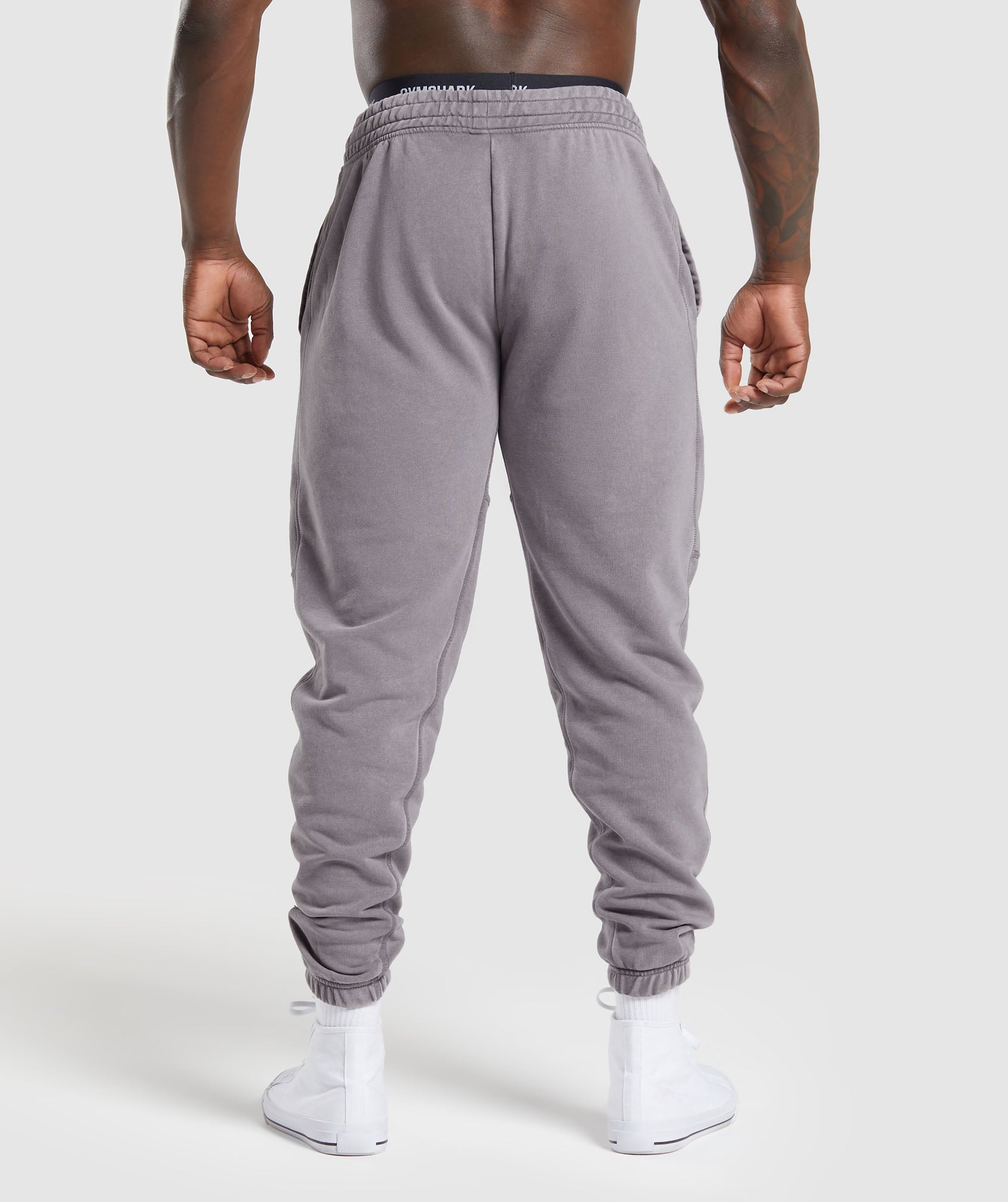 Power Washed Joggers in Fog Purple - view 2