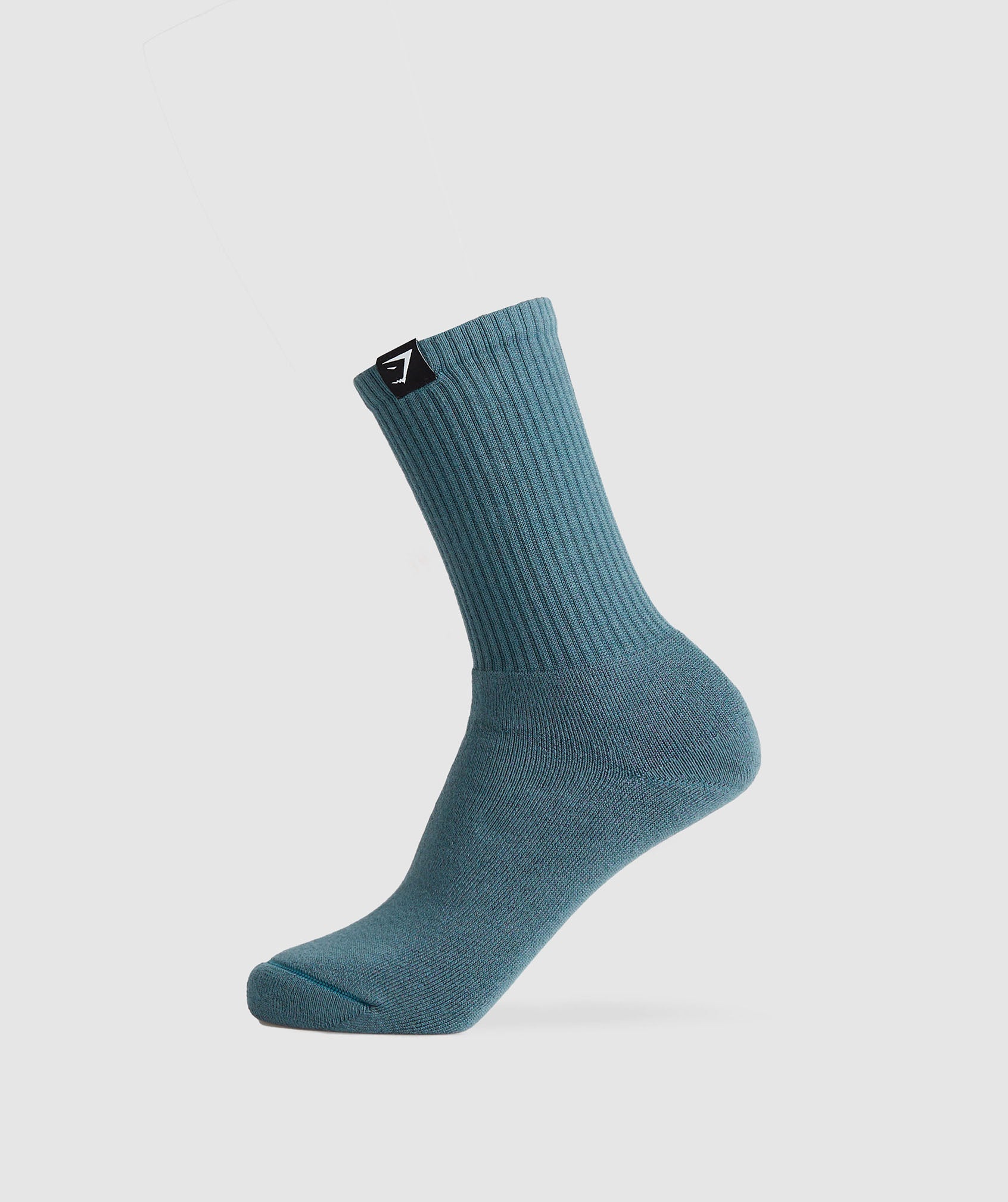 Gymshark Premium Combed Cotton Socks 1pk - Evening Blue | Gymshark