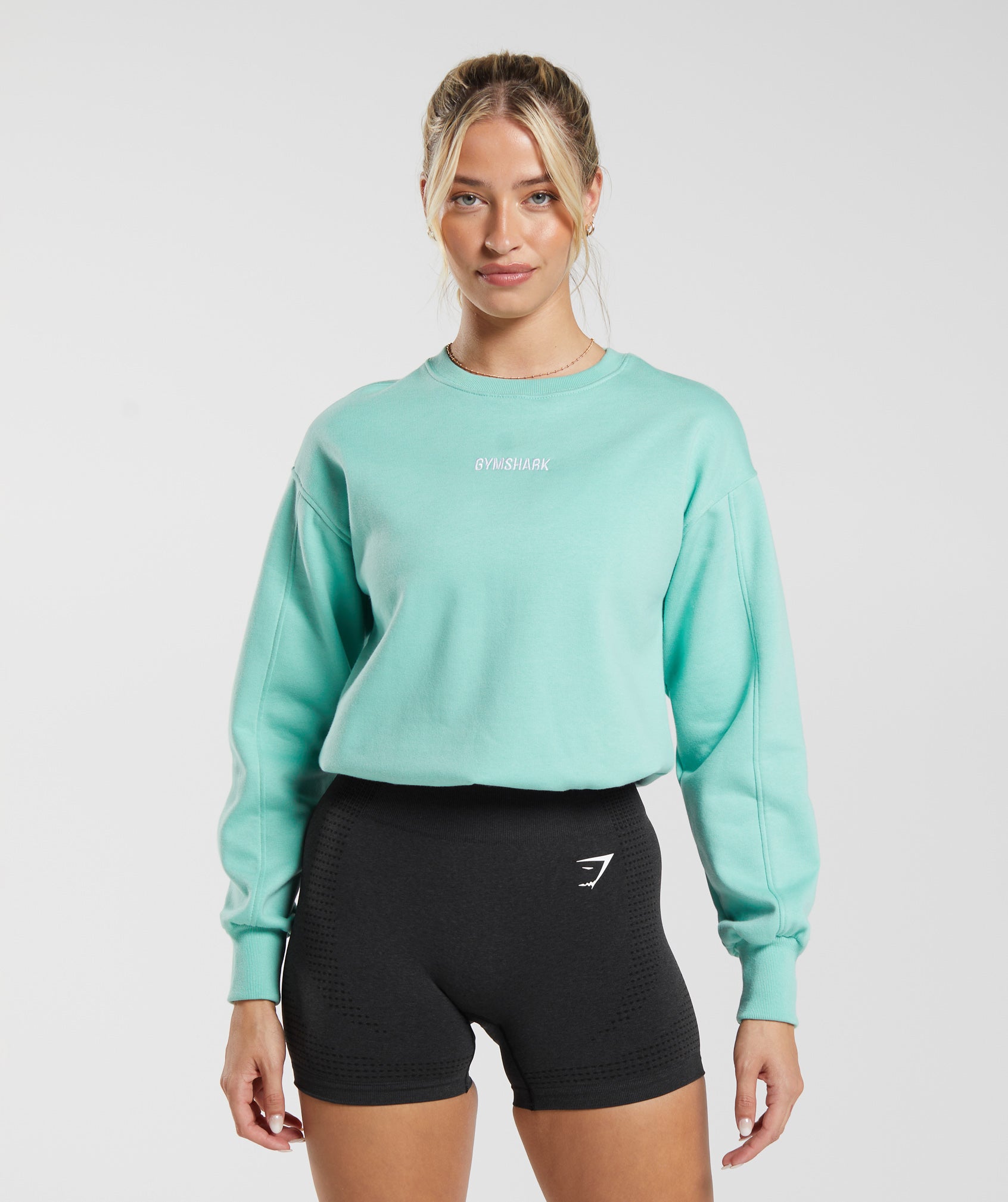 Gymshark Pulse Pullover - Cactus Green | Gymshark