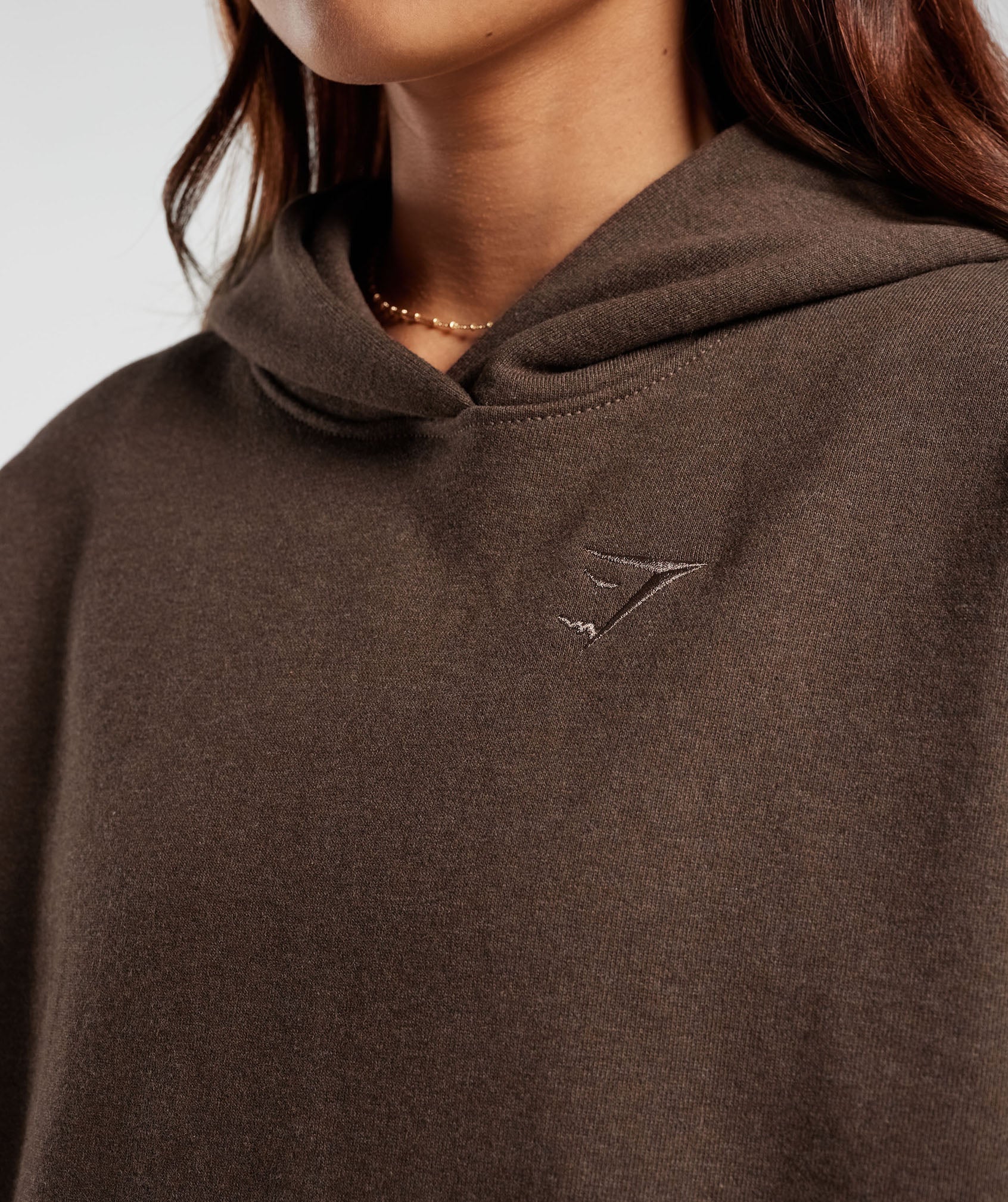 Rest Day Sweats Hoodie in Cozy Brown Marl - view 5