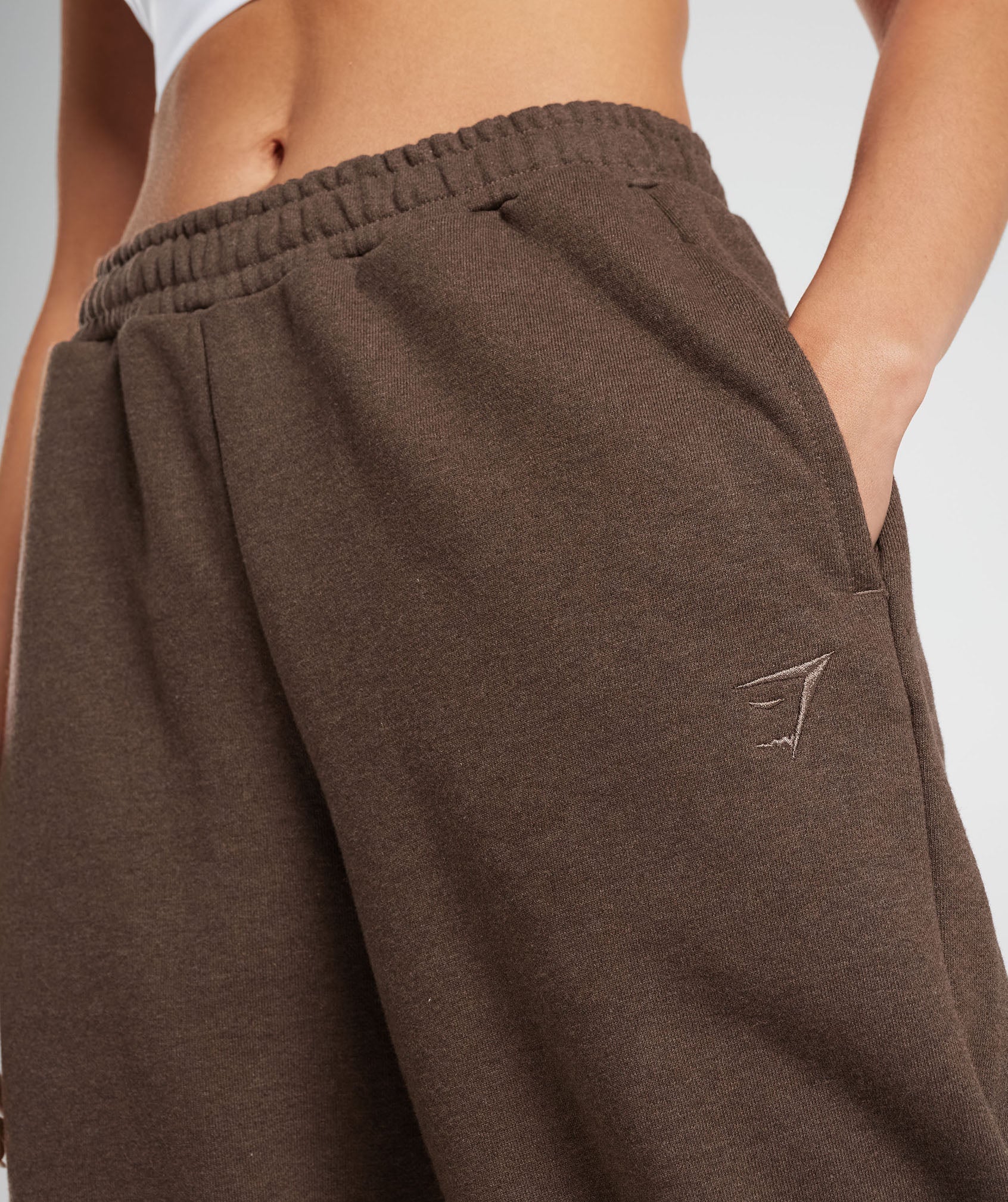 Rest Day Sweats Joggers in Cozy Brown Marl - view 5