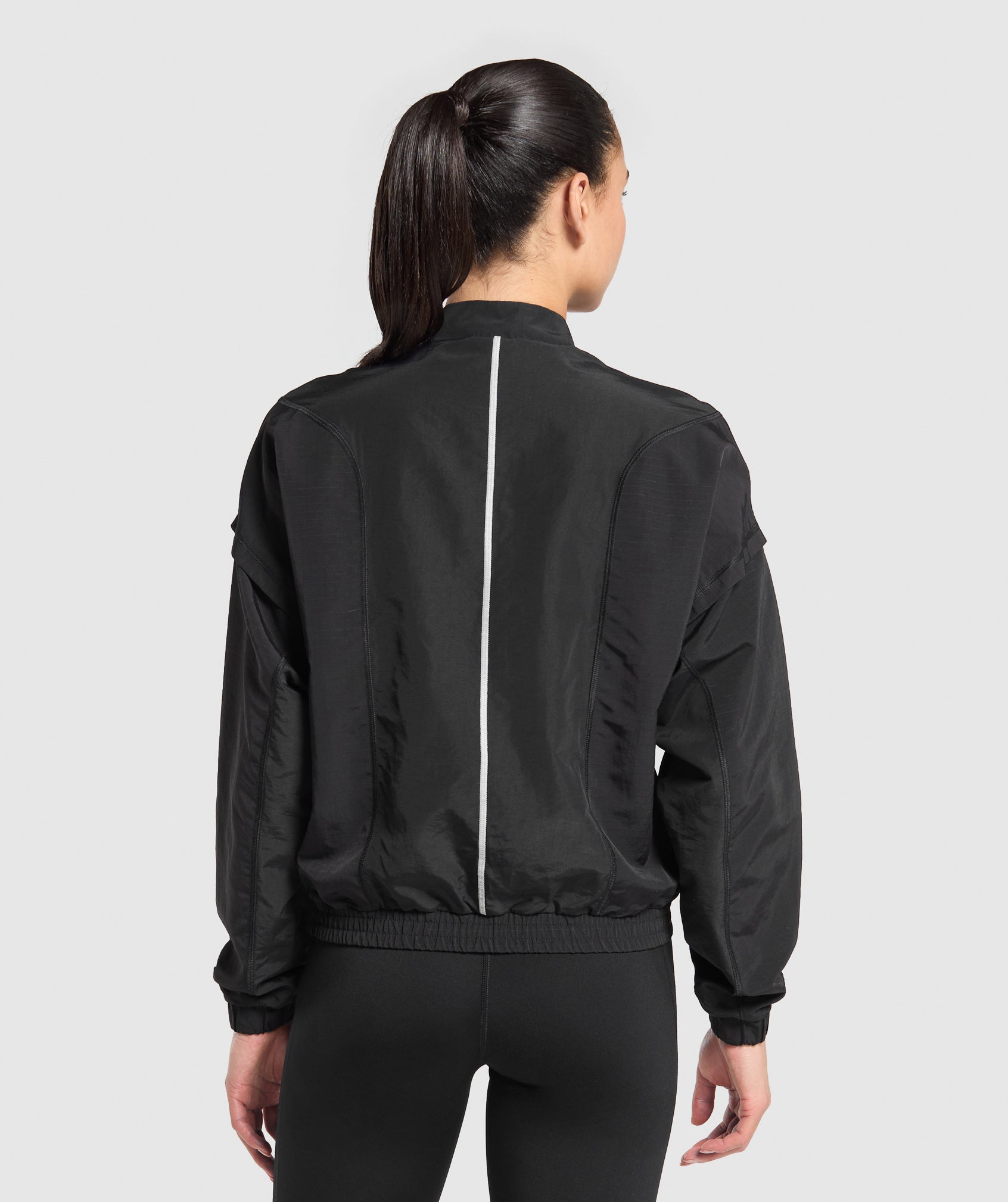 Gymshark Running 1/4 Zip Track Top - Black | Gymshark