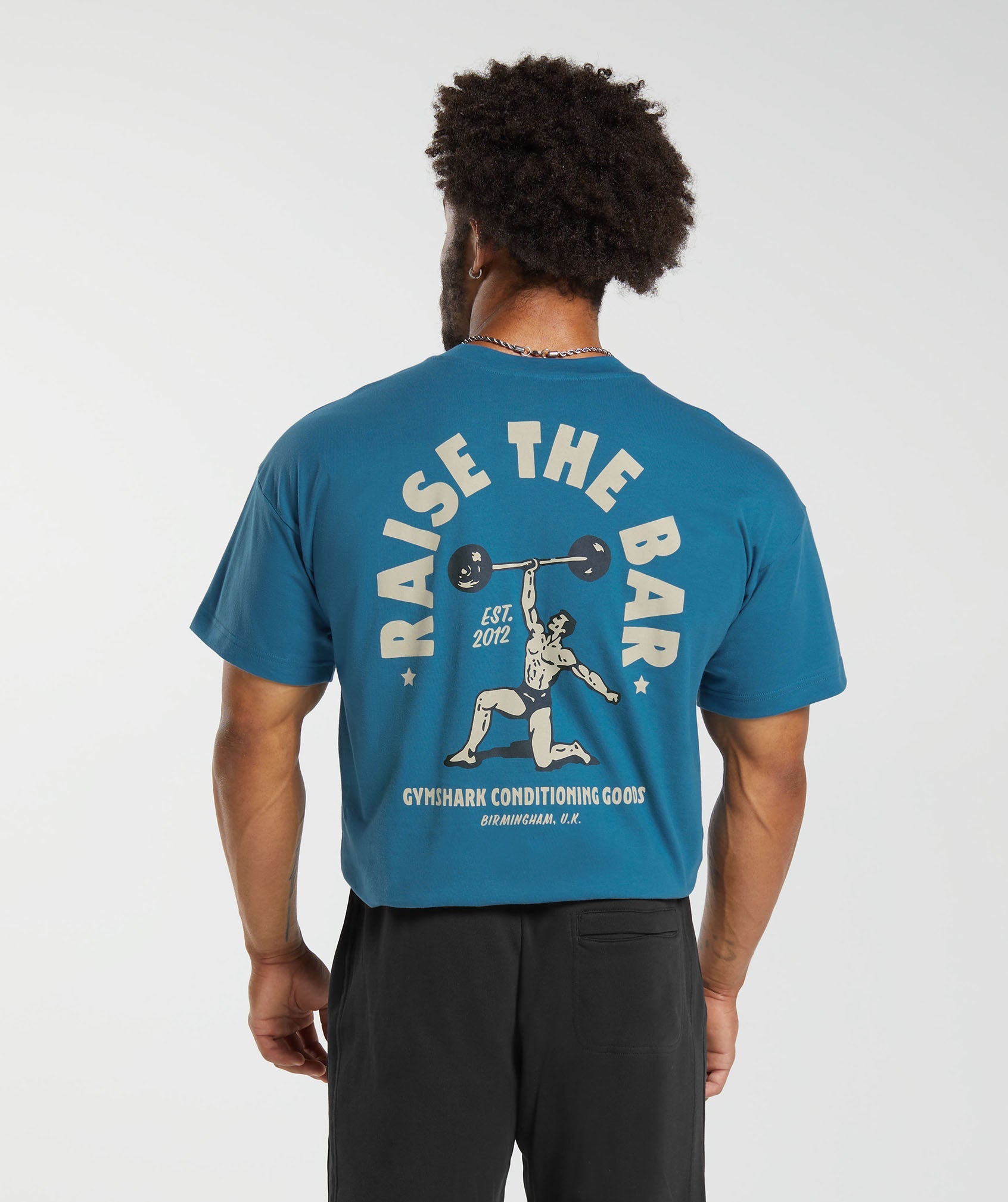 Raise the Bar T-Shirt in Core Blue