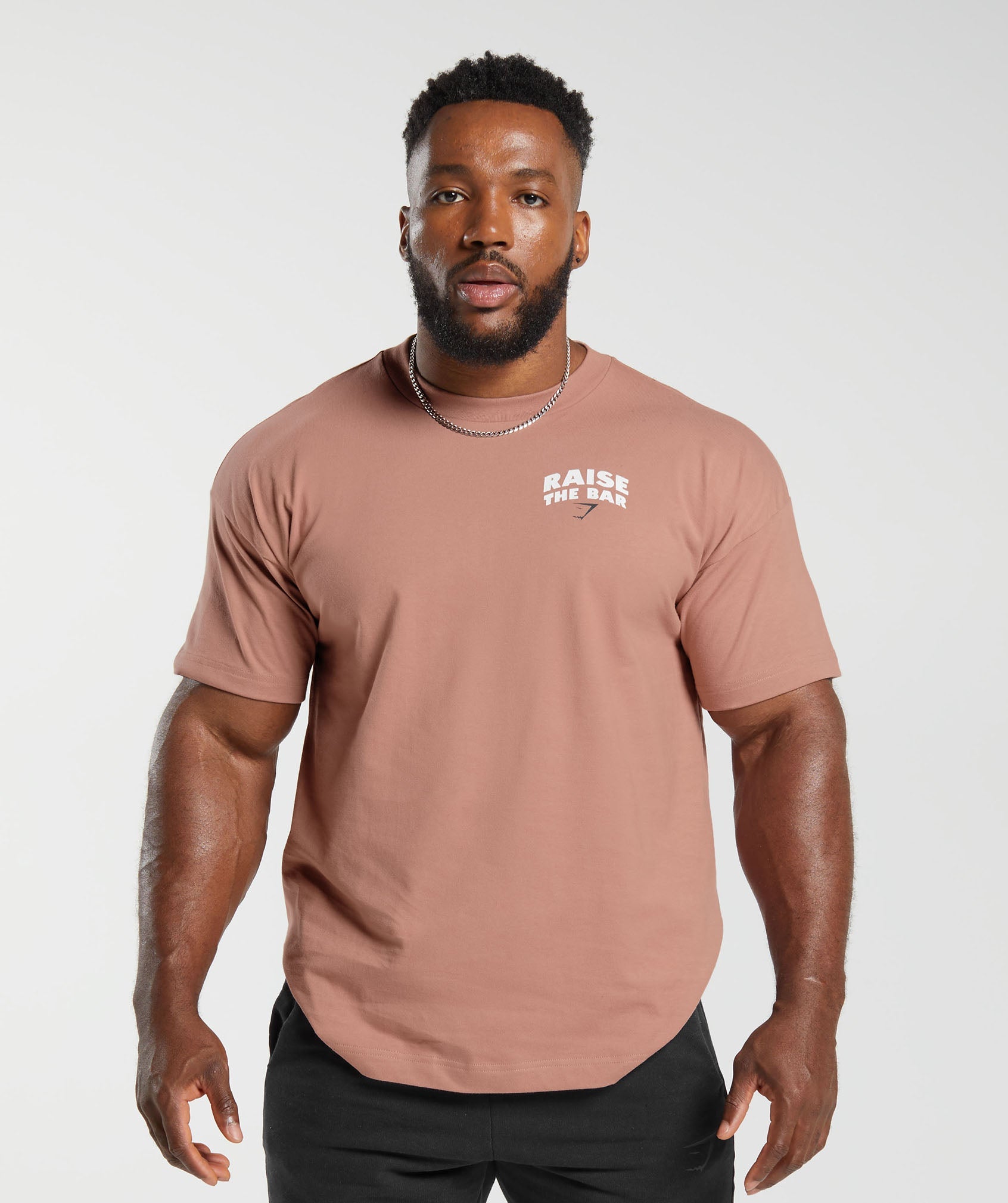 Raise the Bar T-Shirt in Faded Pink - view 2