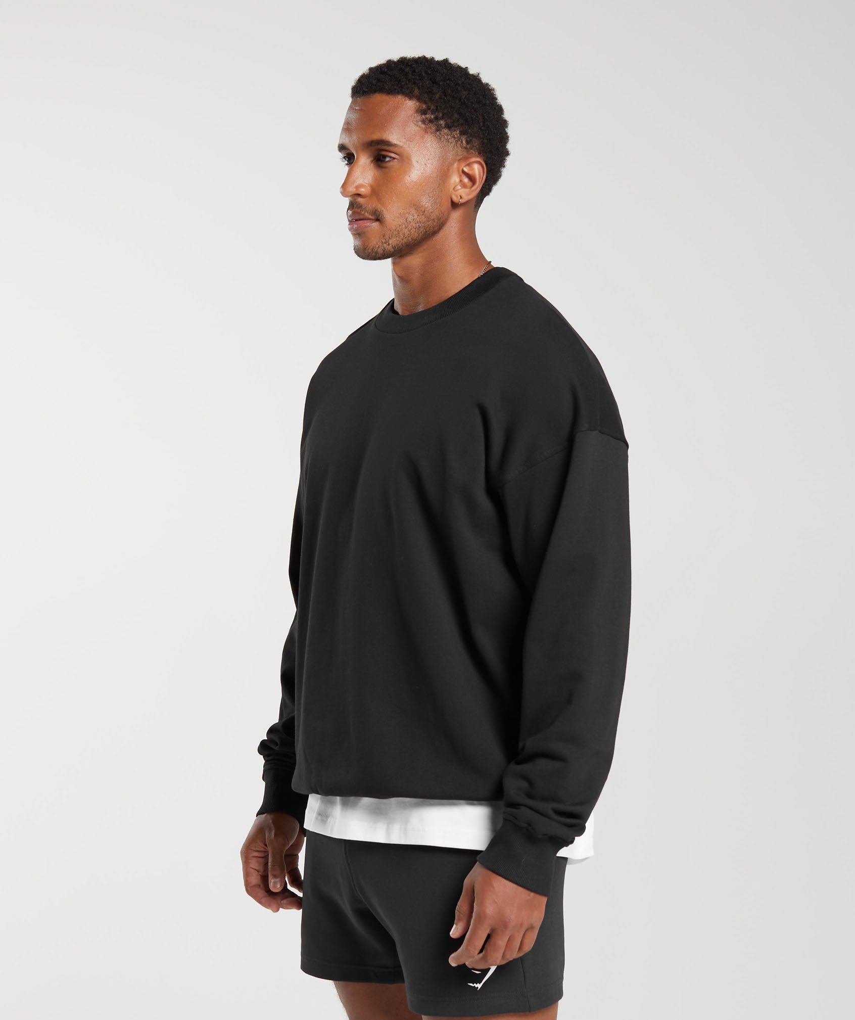 Rest Day Essential Crew in Black - view 3