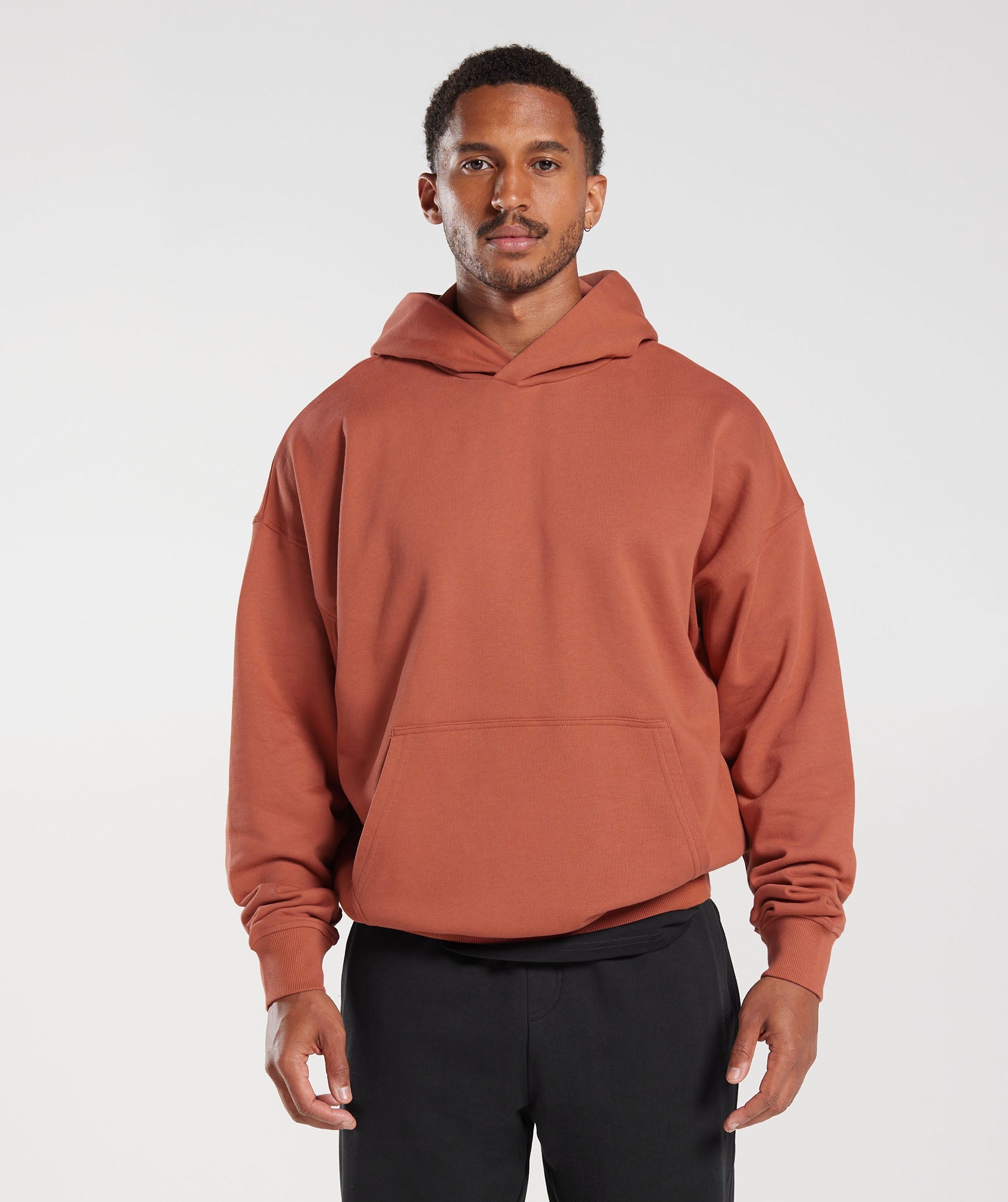 Rest Day Essentials Hoodie in Persimmon Red - view 1