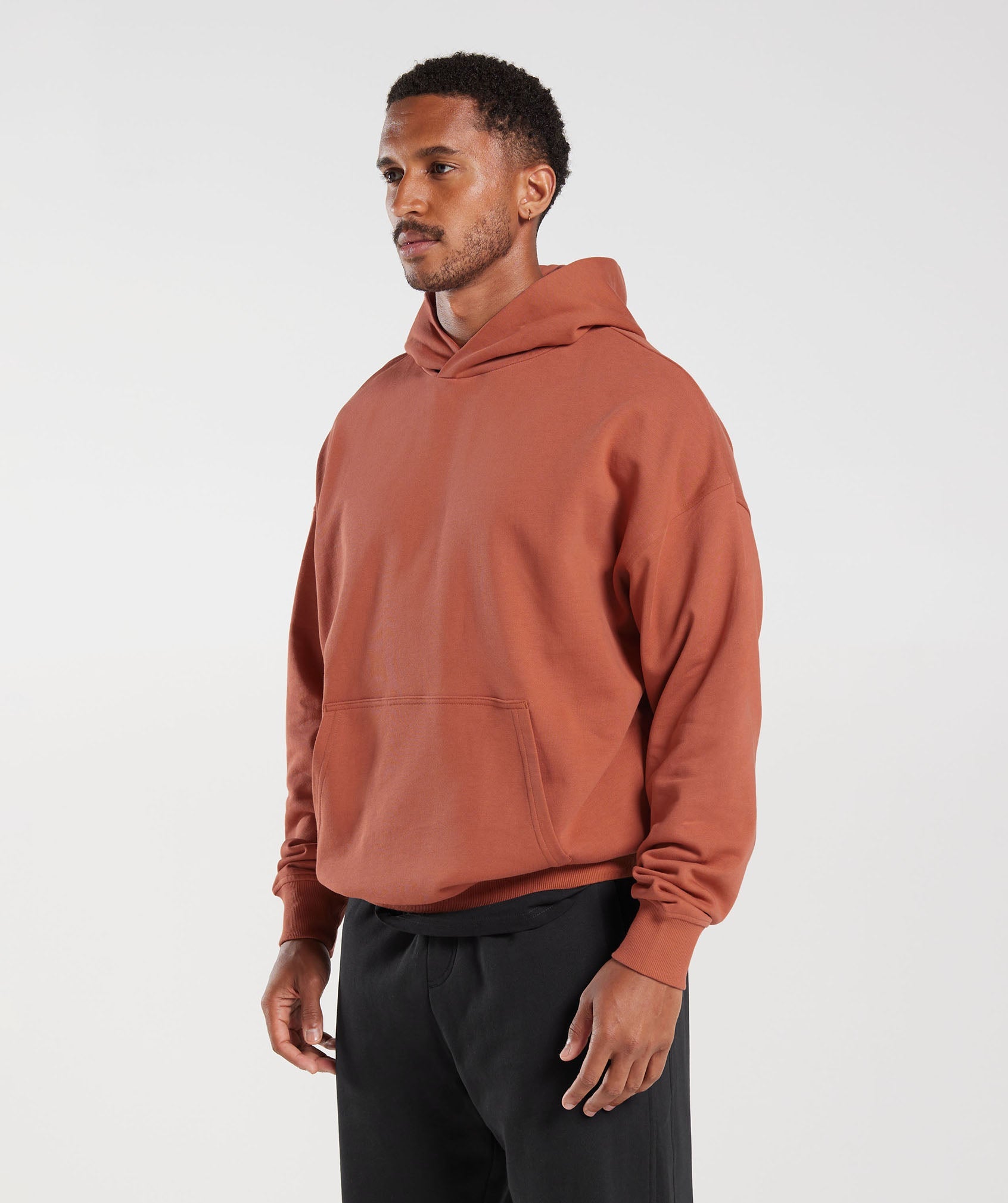 Rest Day Essentials Hoodie in Persimmon Red - view 3