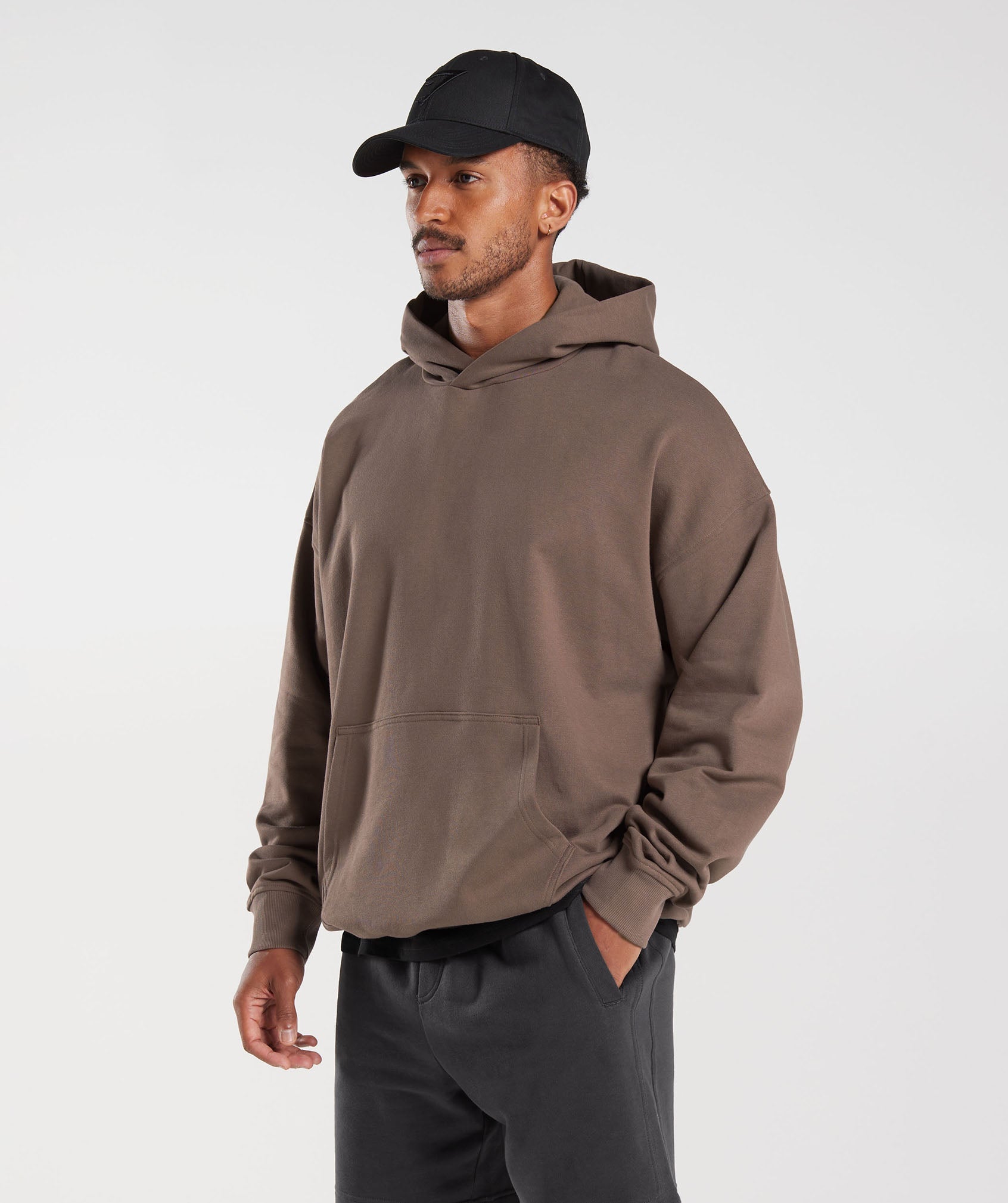 Rest Day Essentials Hoodie in Truffle Brown - view 3