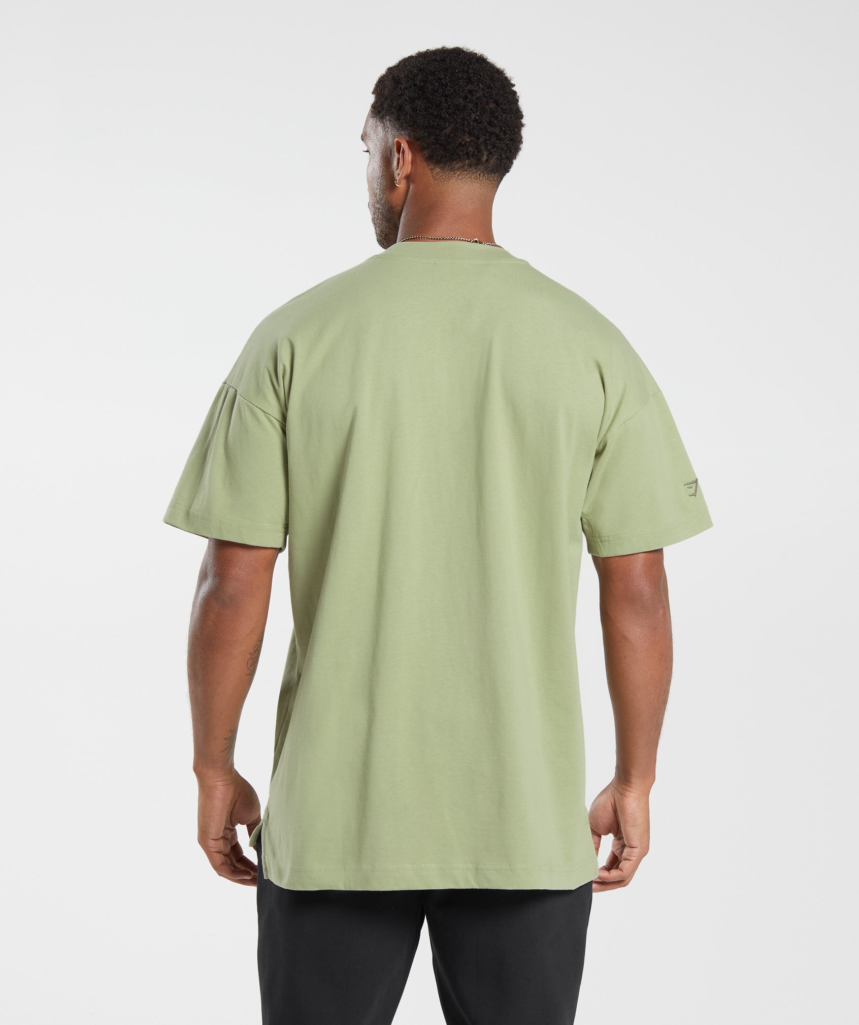 Rest Day Essentials T-Shirt in Light Sage Green - view 2