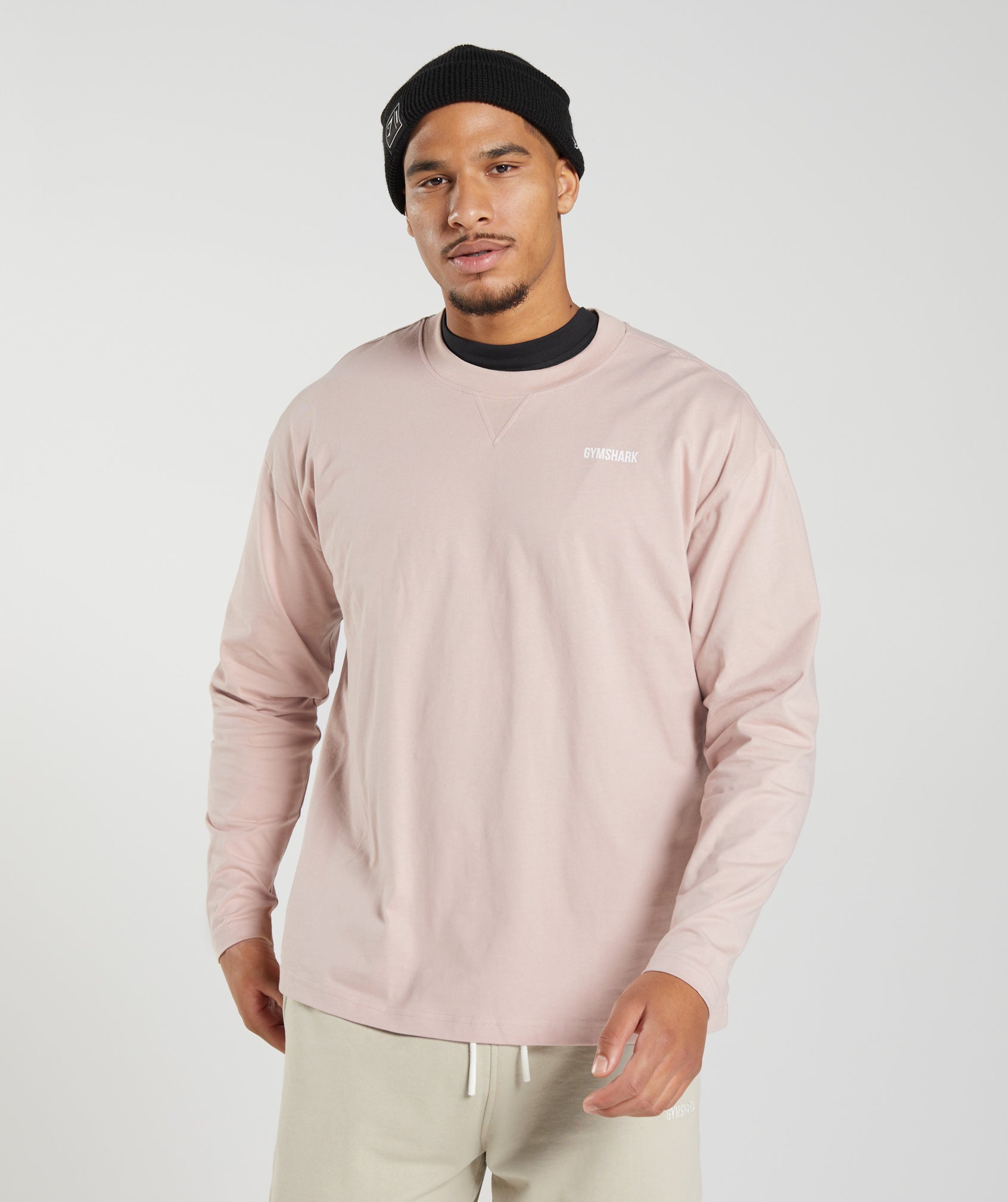 Rest Day Sweats Long Sleeve T-Shirt in Dusty Taupe - view 2