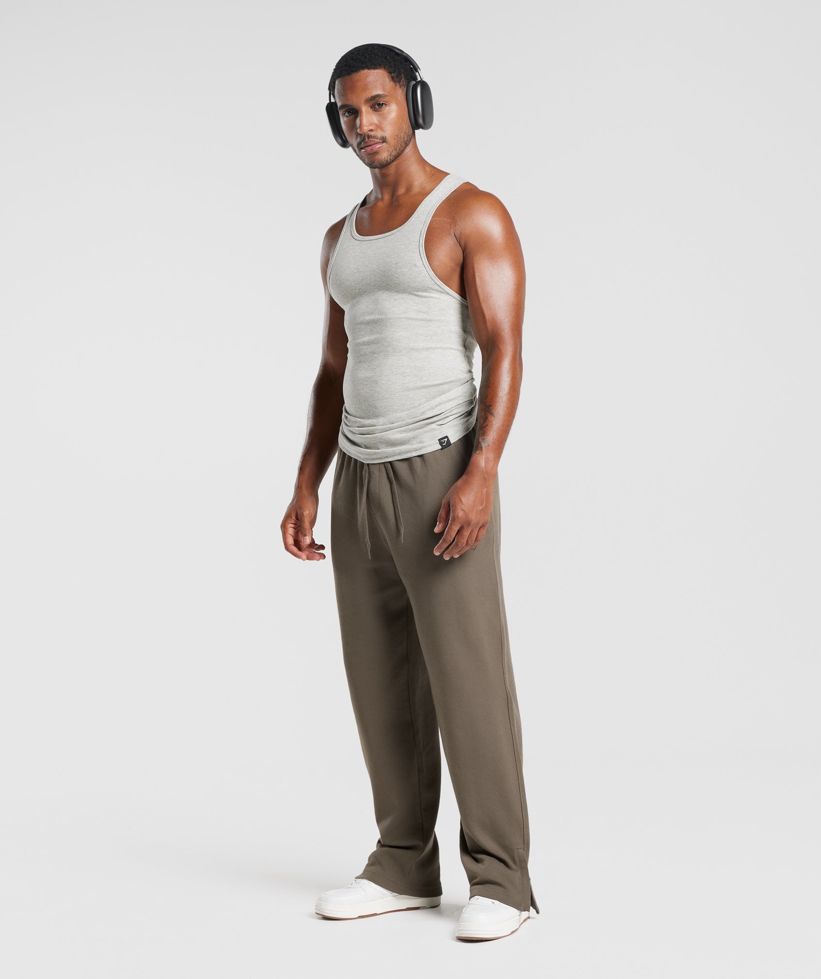 Rest Day Track Pants in Camo Brown - view 4