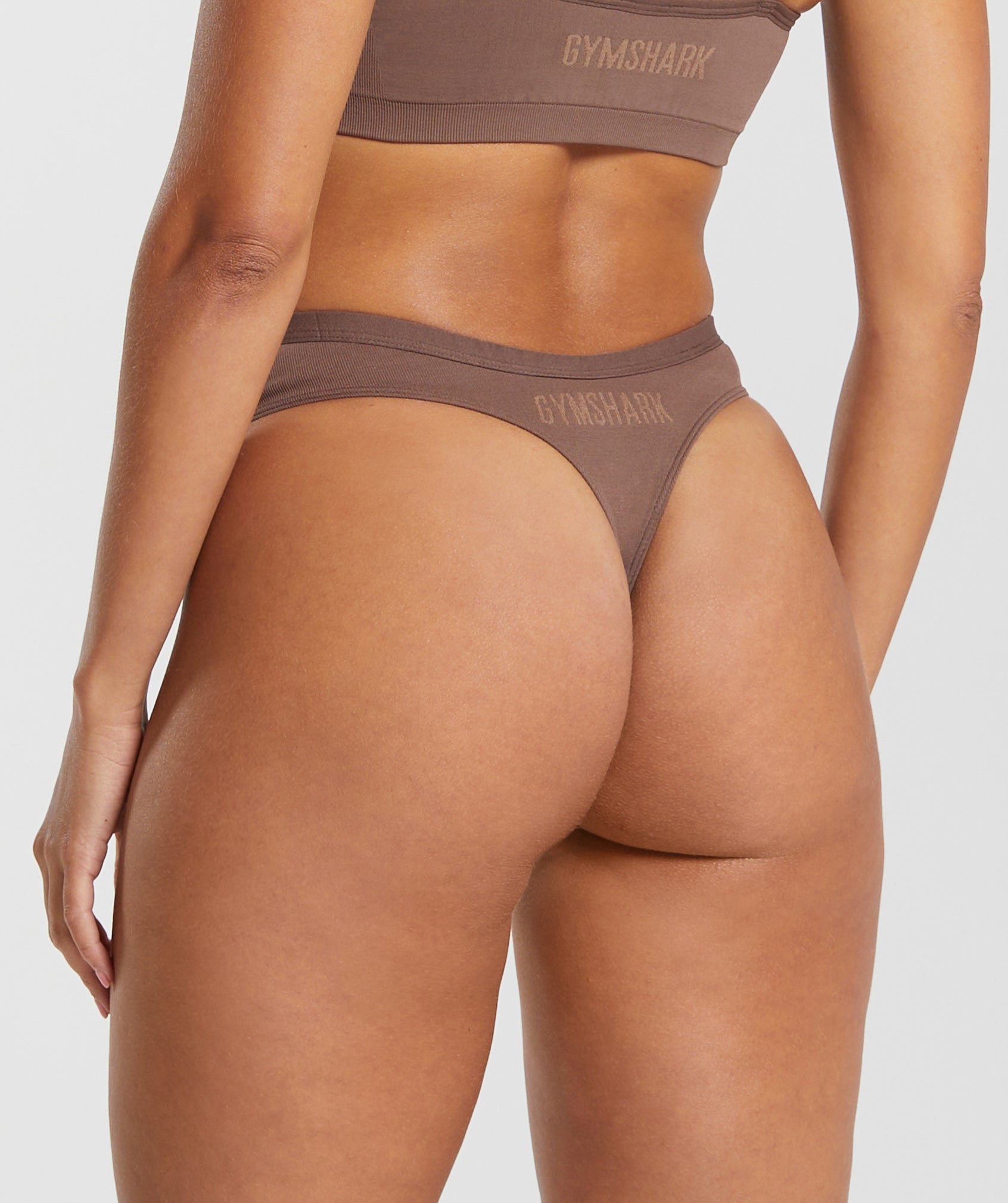 Seamless Dipped Front Thong