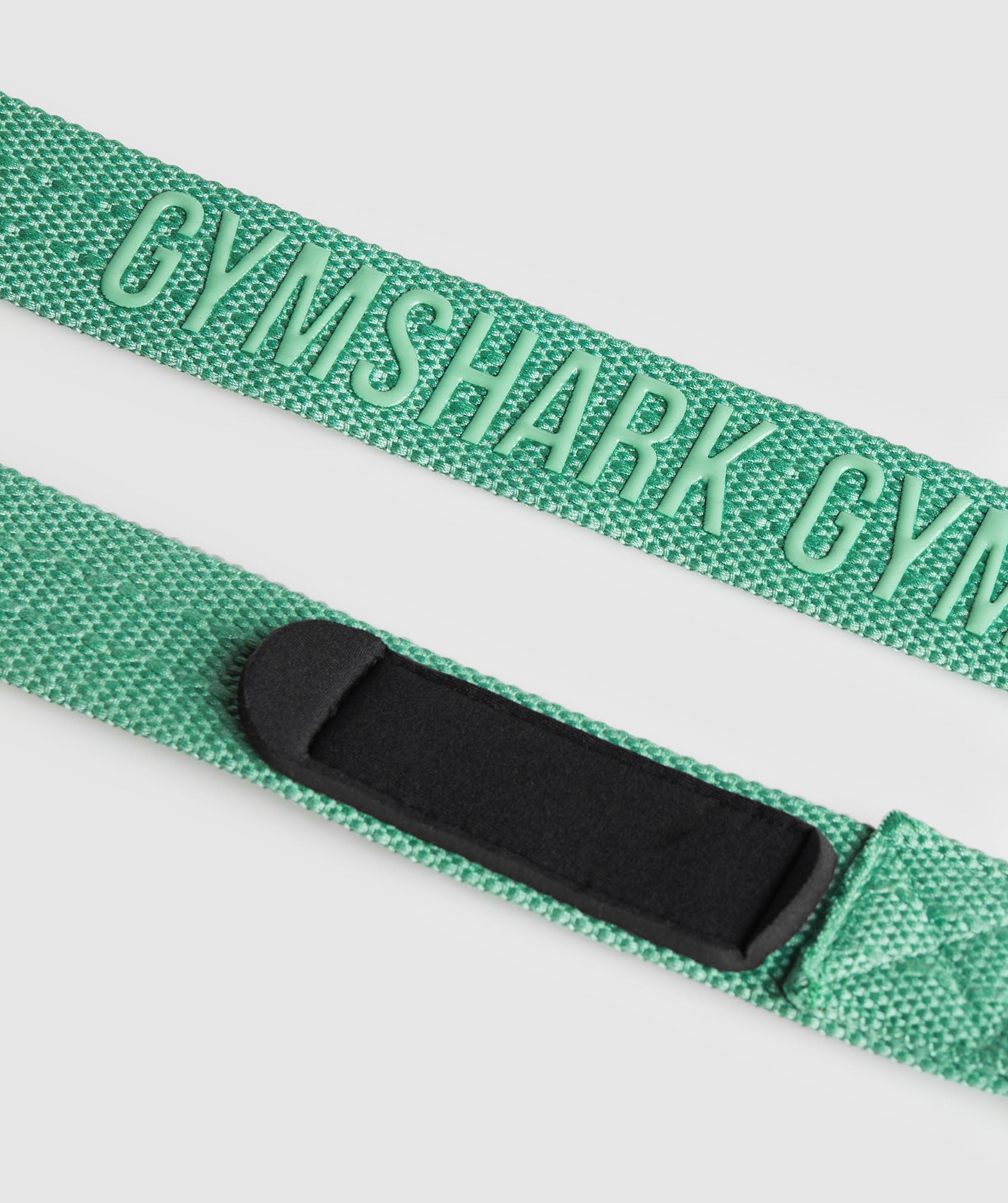 Silicone Lifting Straps in Lagoon Green - view 3