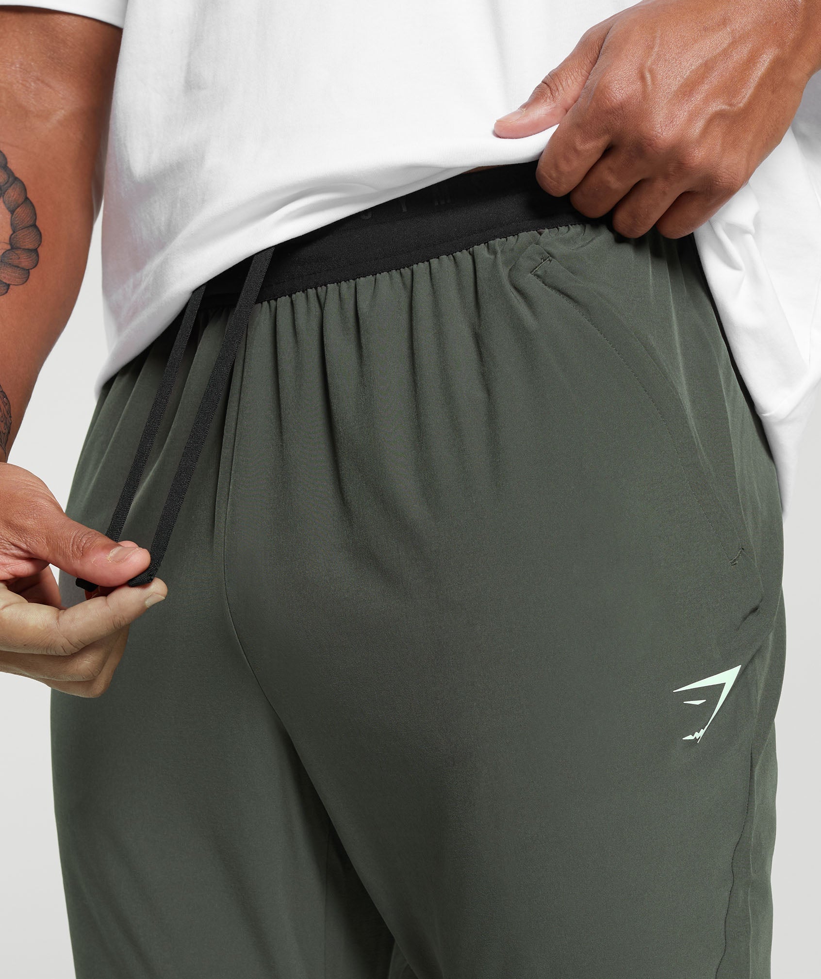 Sport Run Pants in Strength Green - view 5