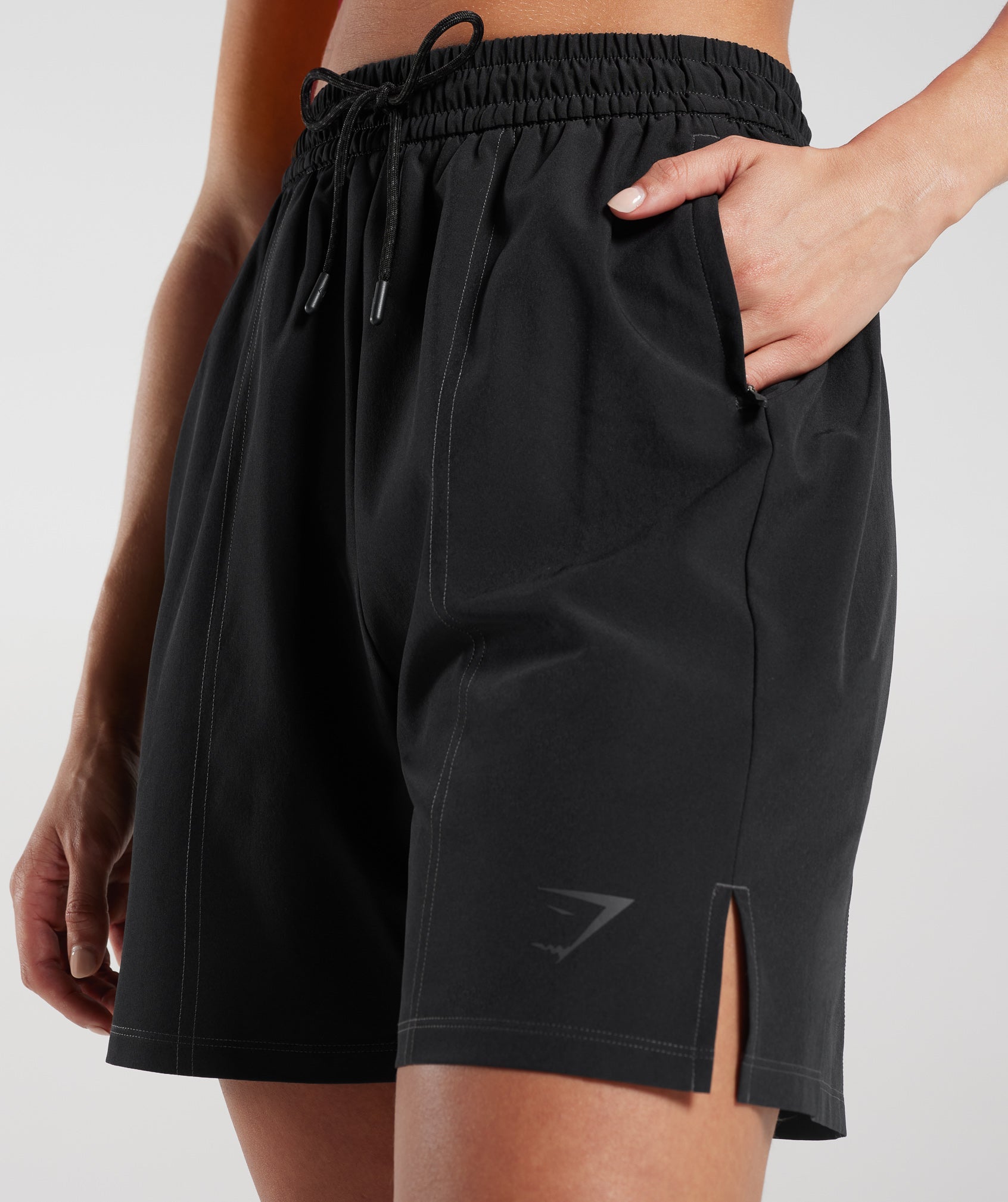 Sport Woven Shorts in Black - view 5