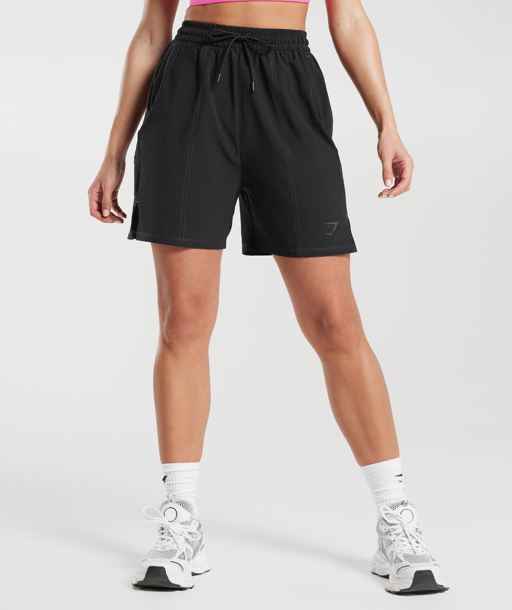 Sport Woven Shorts in Black - view 1