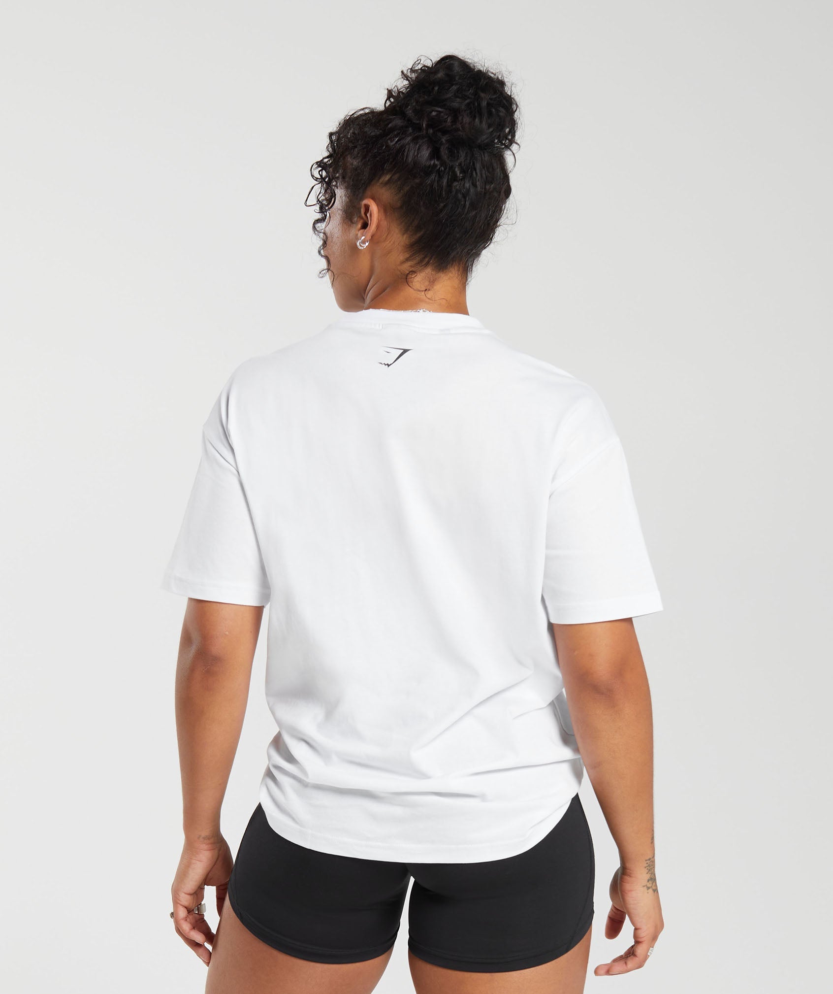 Gymshark Shark Attack Oversized T-Shirt - White