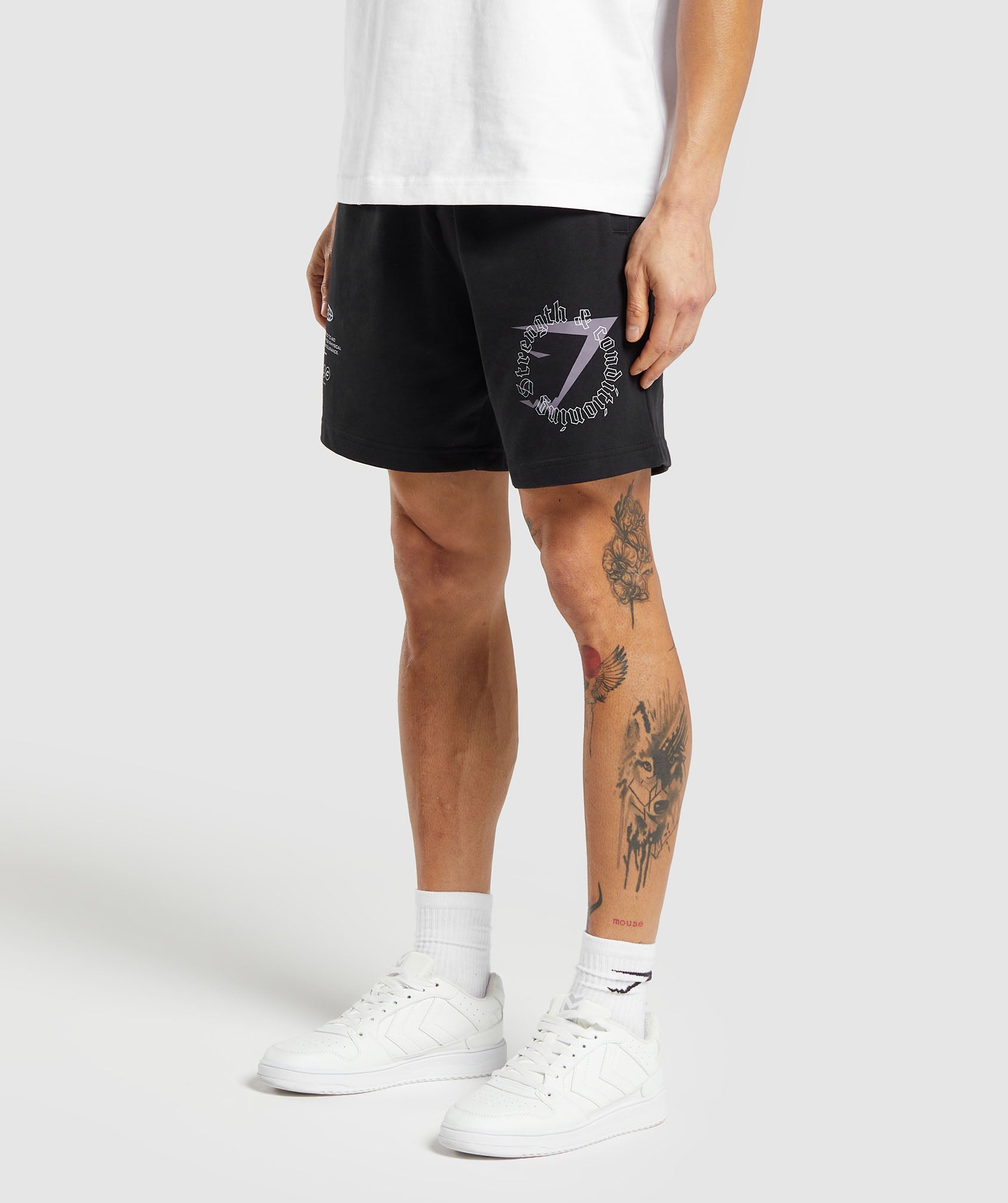 Strength and Conditioning 7" Shorts in Black - view 2