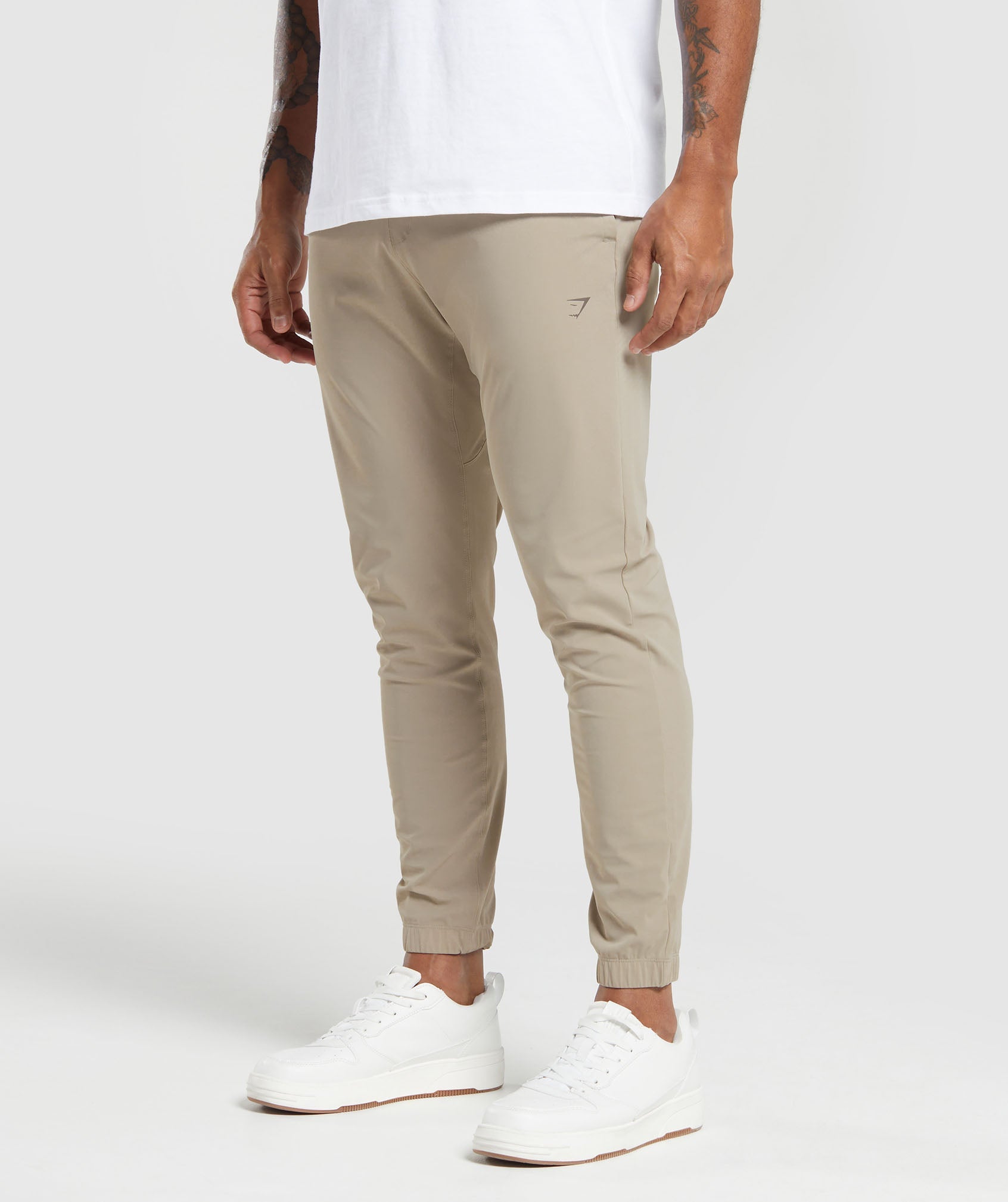Studio Joggers in Sand Brown - view 4