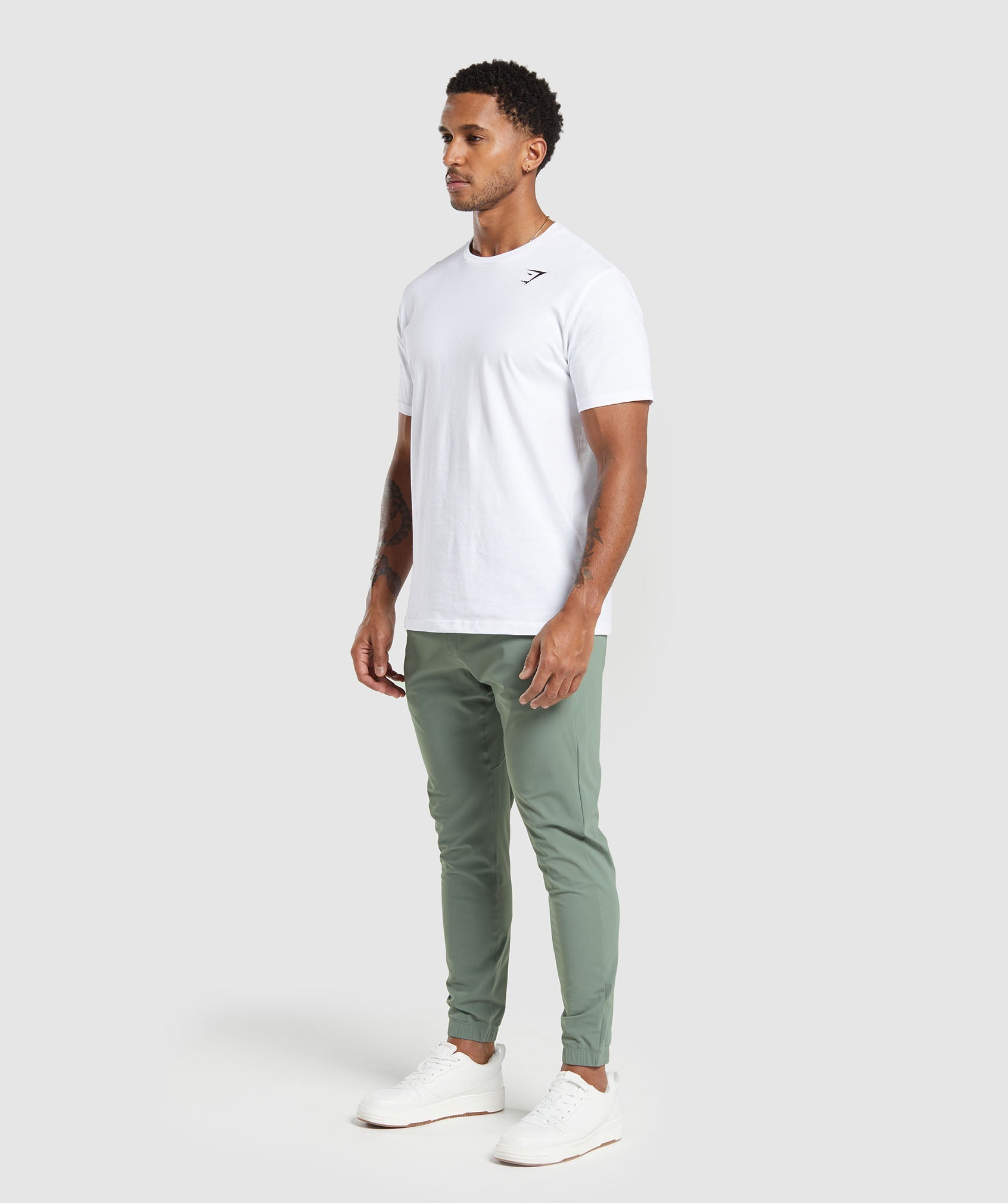 Studio Joggers in Unit Green - view 4