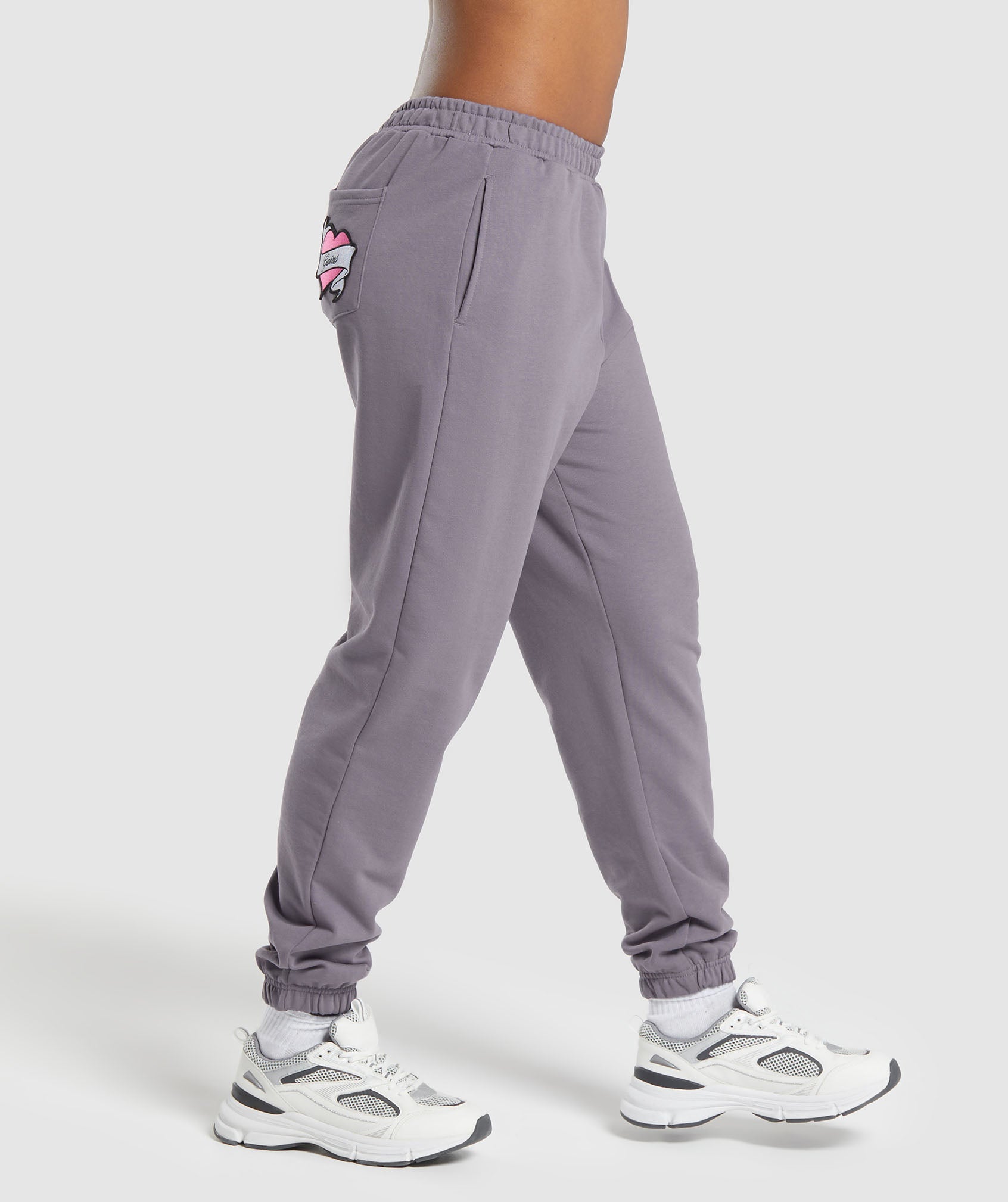 Tattoo Joggers in Fog Purple - view 3