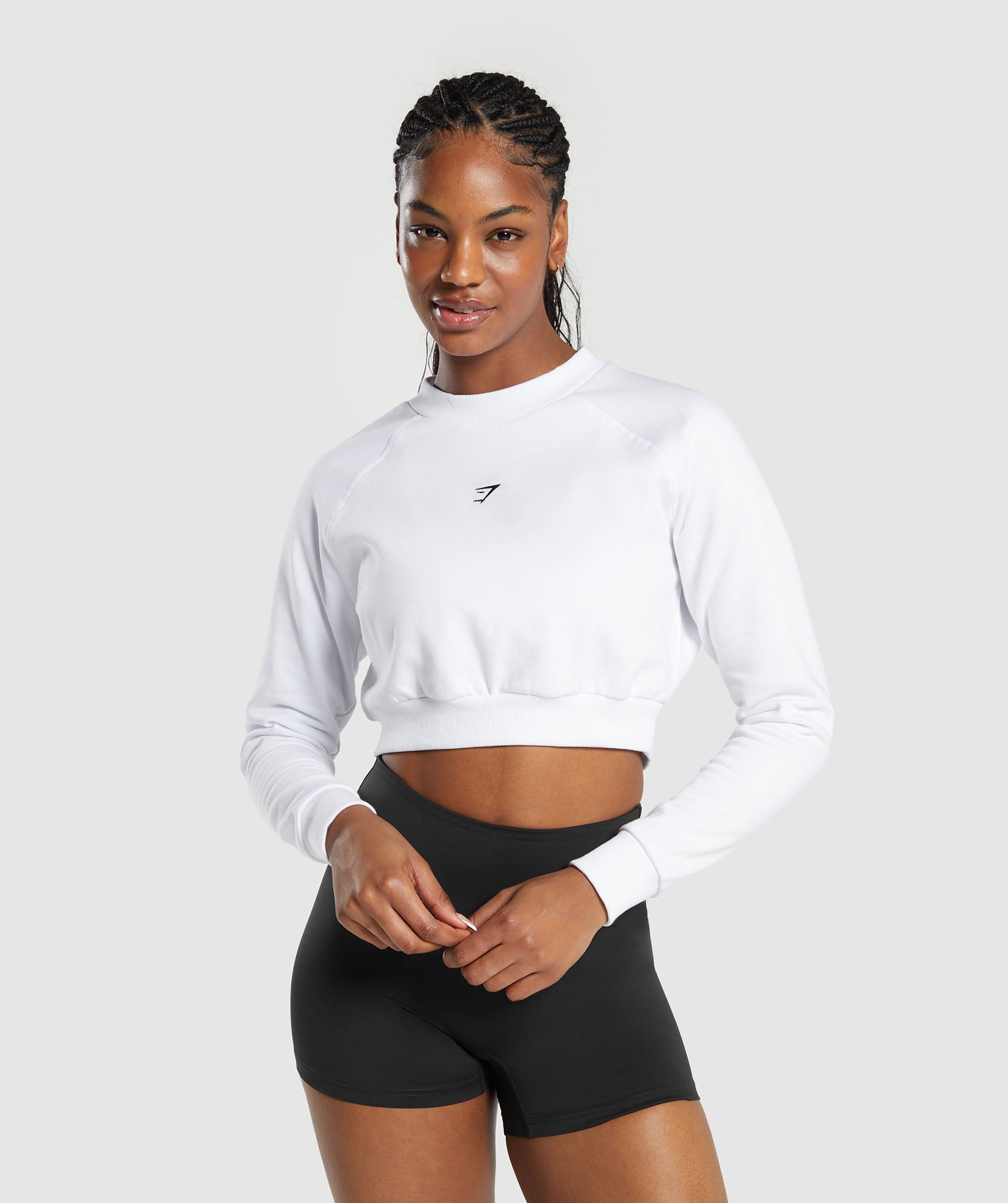 Training Fleece Cropped Sweatshirt