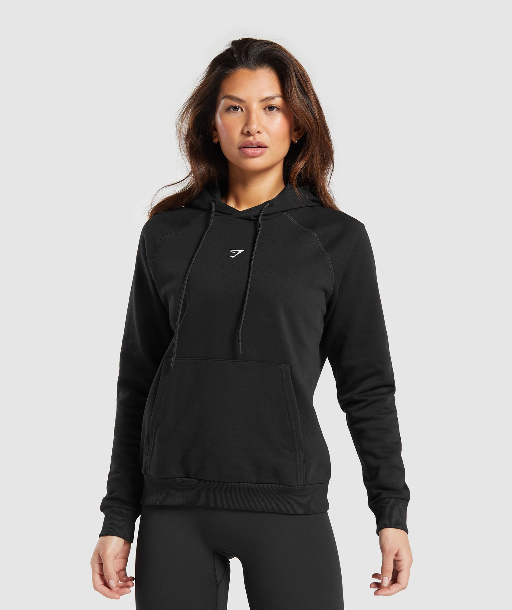 Gymshark Training Oversized Fleece Hoodie - Black