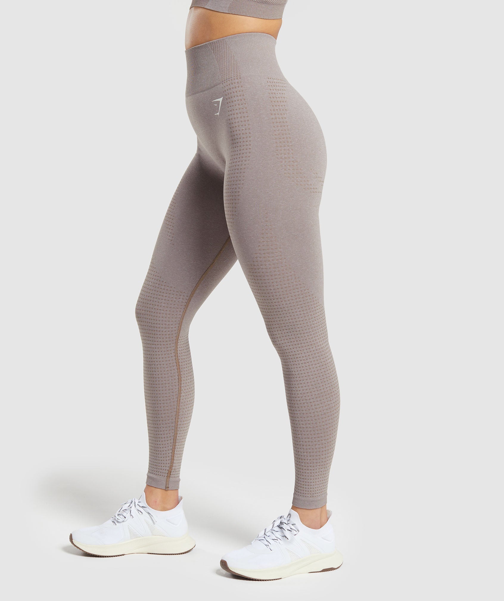 Vital Seamless 2.0 Leggings in Warm Taupe Marl - view 3