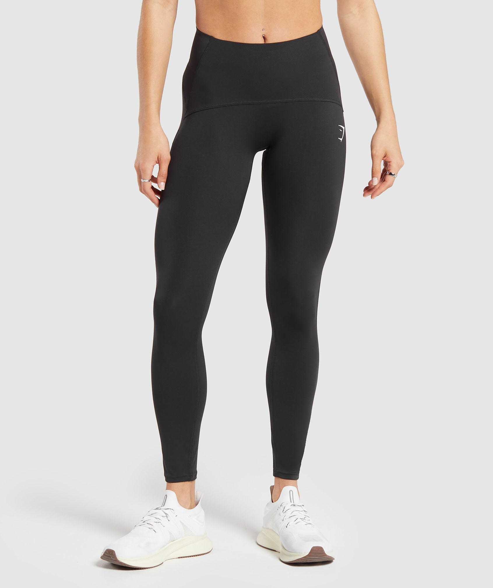 Waist Support Leggings in Black - view 1