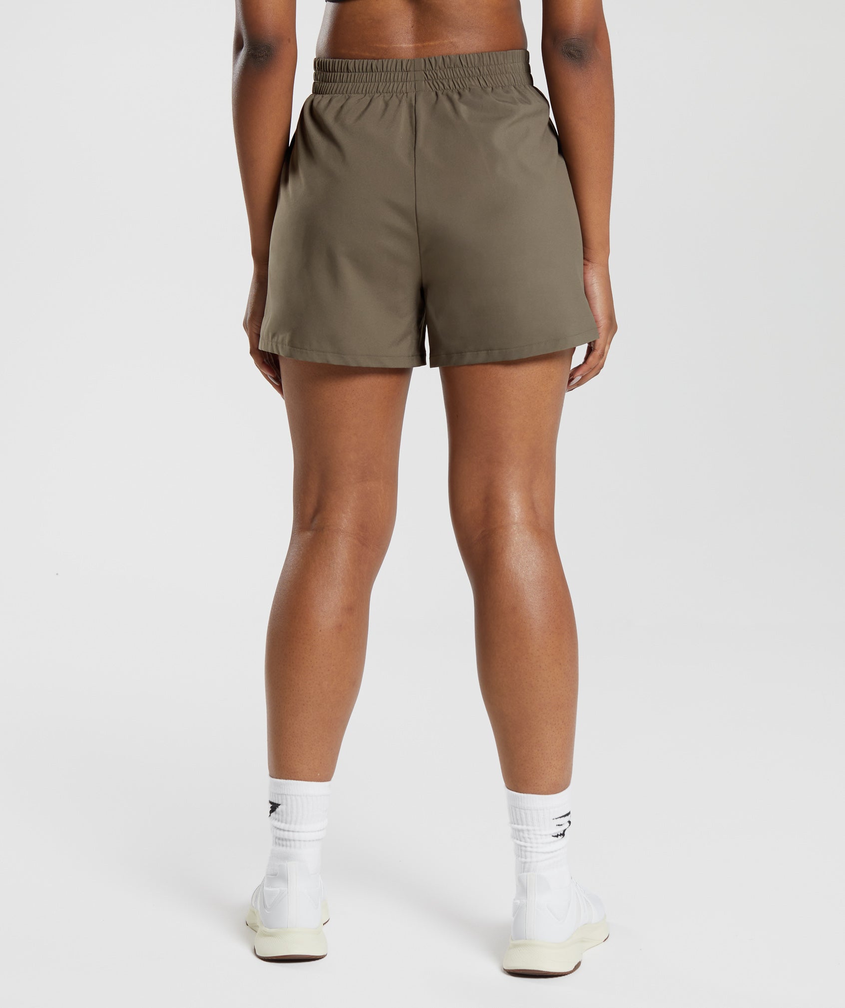 Woven Pocket Shorts in Camo Brown - view 2