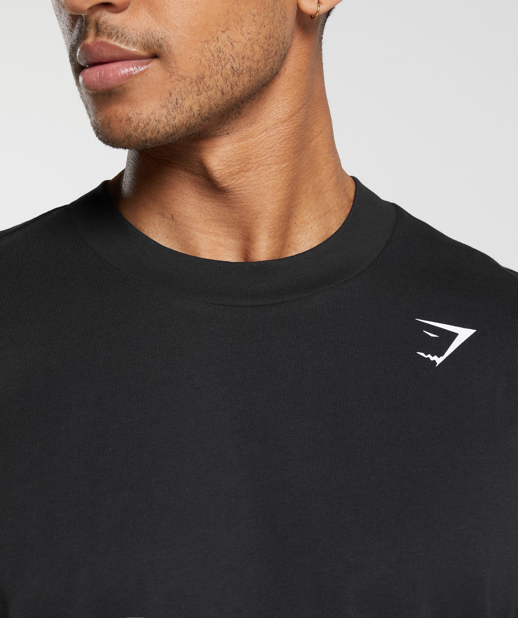 Stacked Long Sleeve T-Shirt in Black - view 5