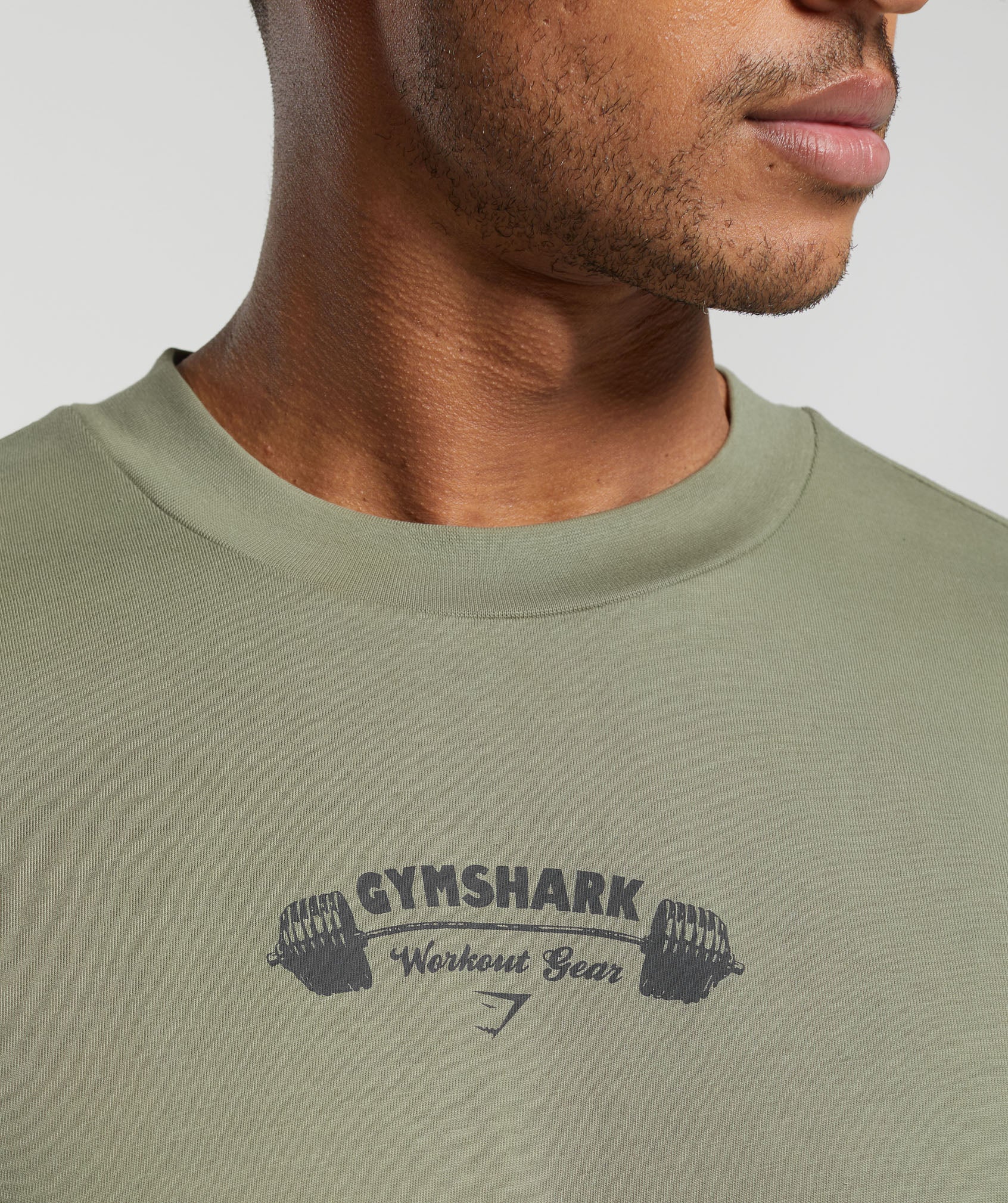 Workout Gear T-Shirt in Utility Green - view 5