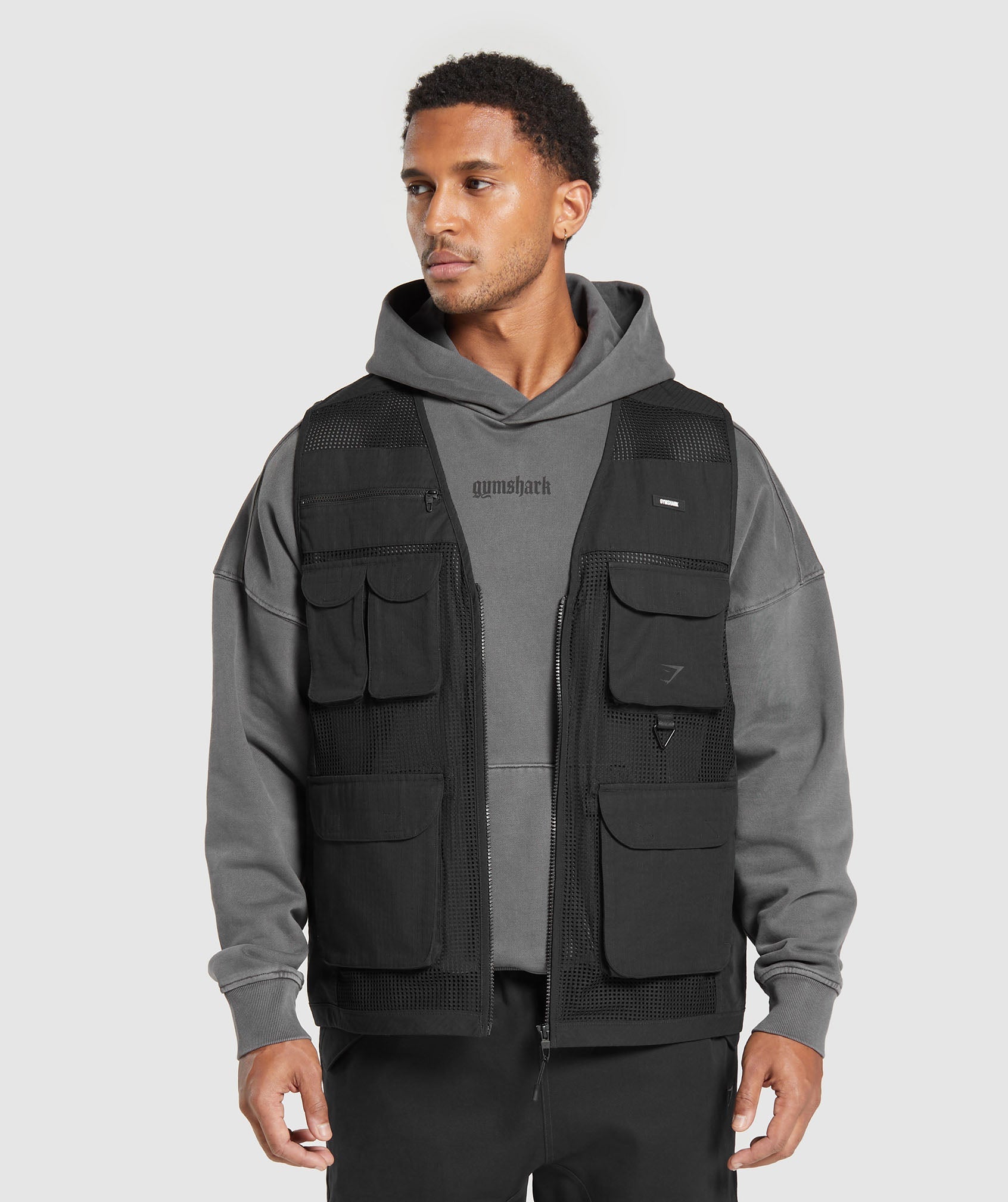 Gymshark Woven Gilet - Black | Gymshark