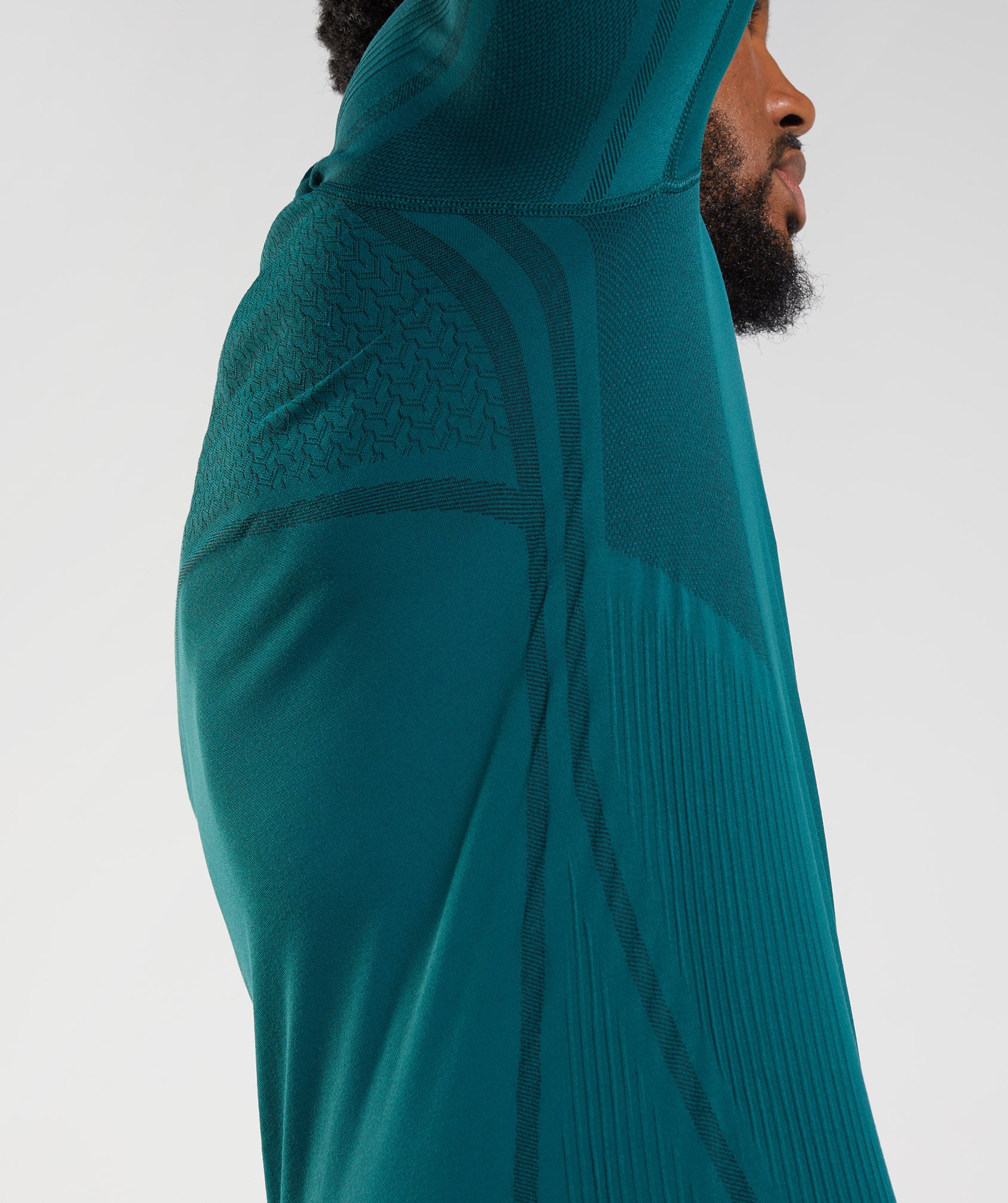 315 LS Seamless T-Shirt in Winter Teal/Black - view 3