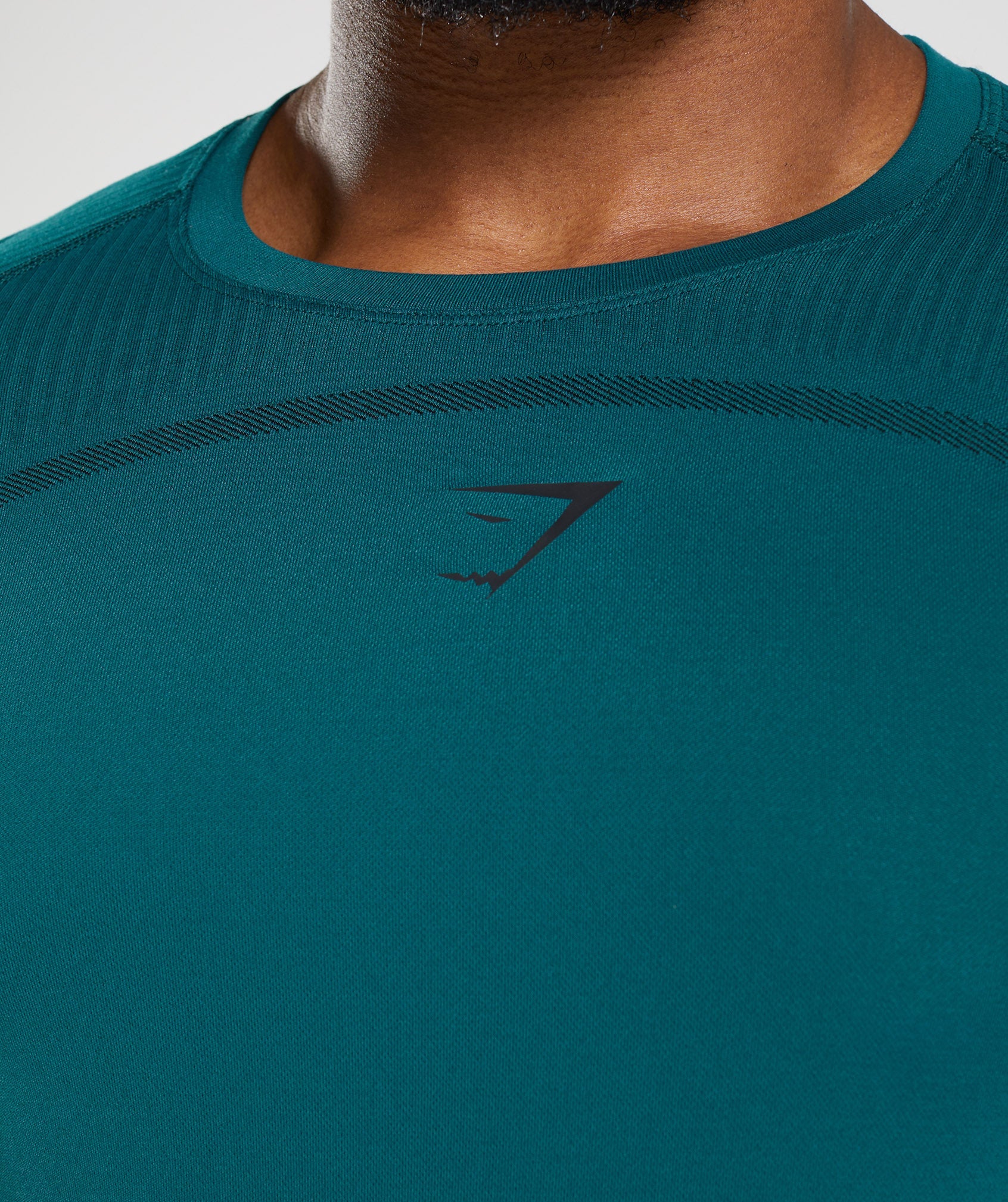 315 LS Seamless T-Shirt in Winter Teal/Black - view 5